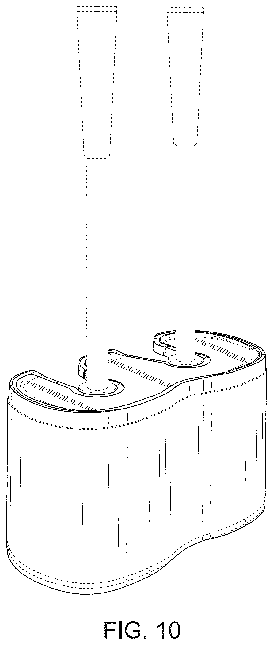 Patent USD1043174 Figure 10 – Tool holder