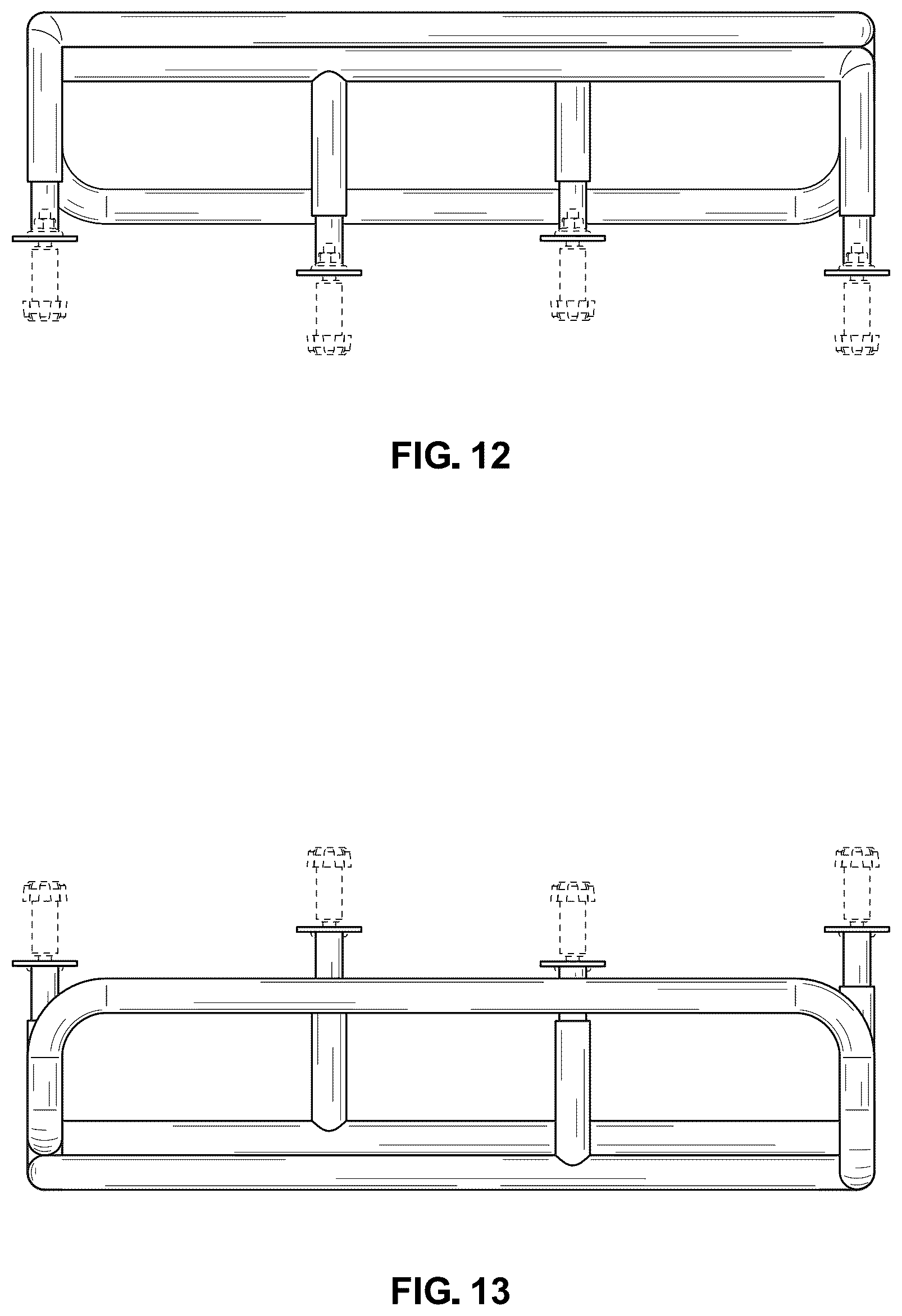 Patent USD1043175 Figure 9 – Tire storage stand