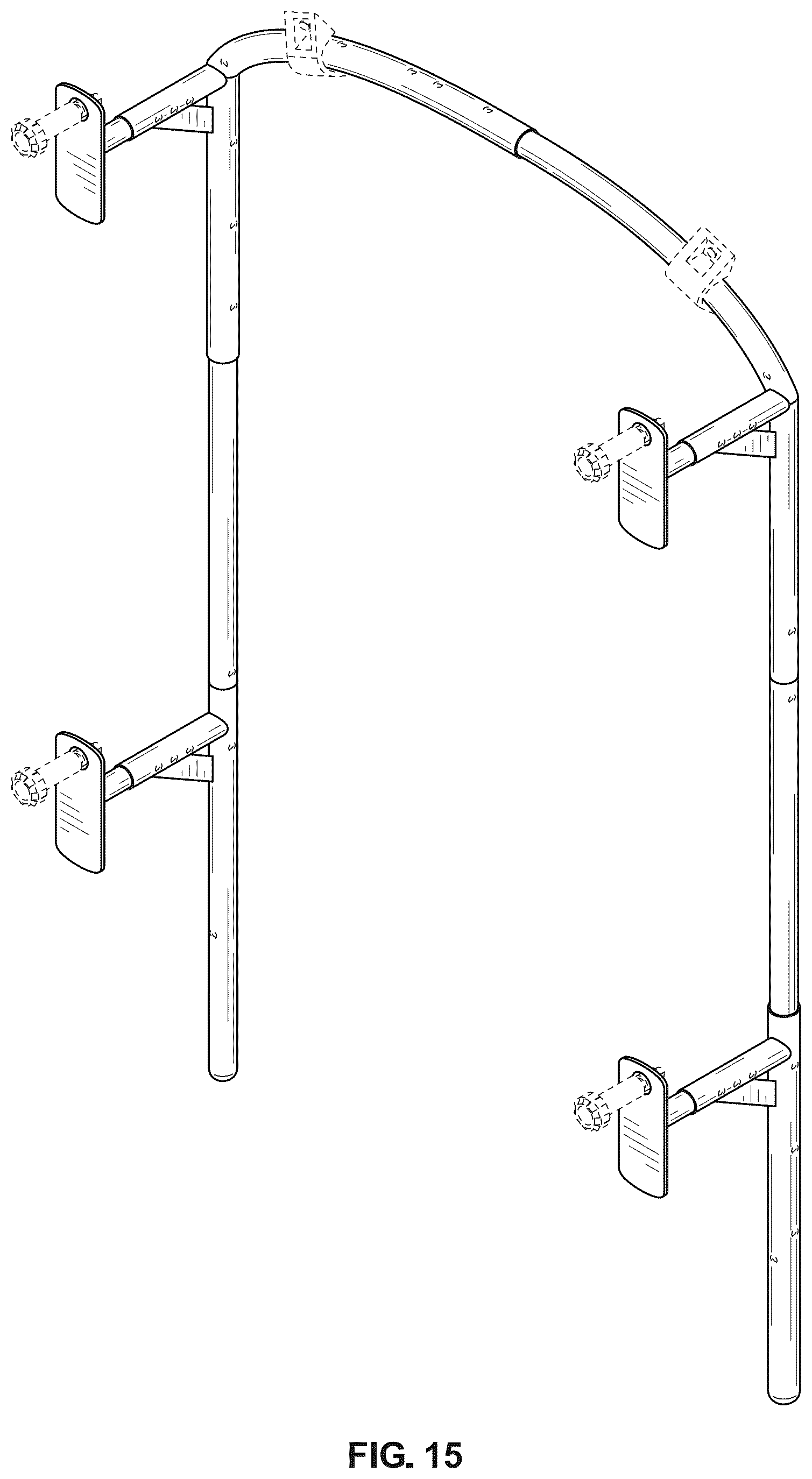 Patent USD1043175 Figure 11 – Tire storage stand