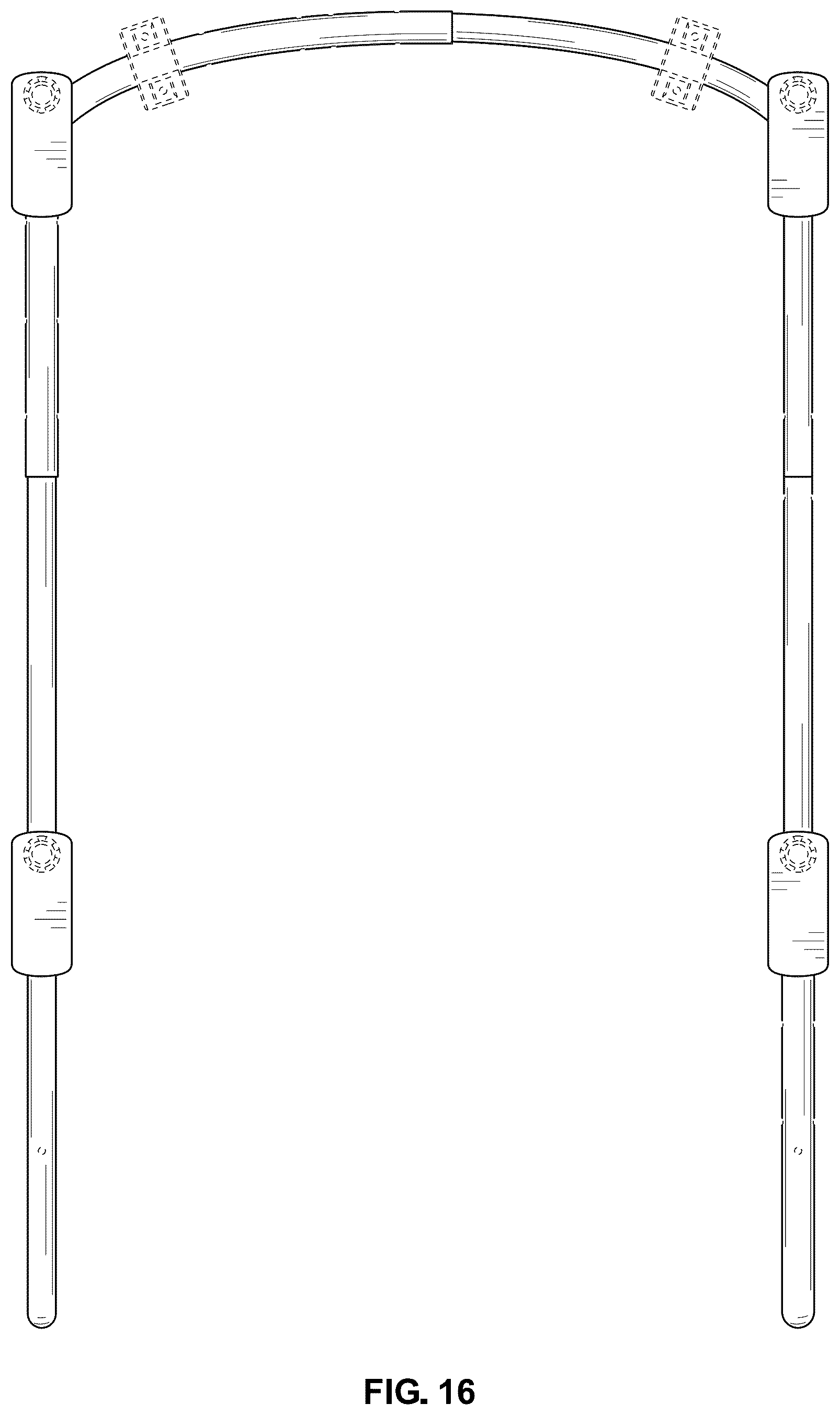 Patent USD1043175 Figure 12 – Tire storage stand
