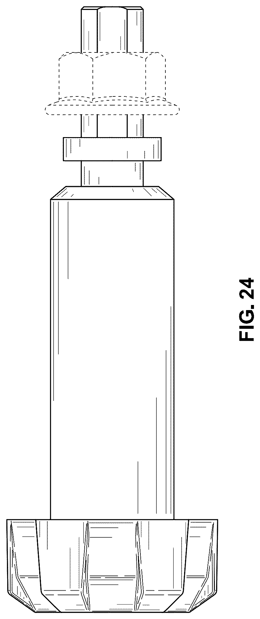 Patent USD1043175 Figure 18 – Tire storage stand