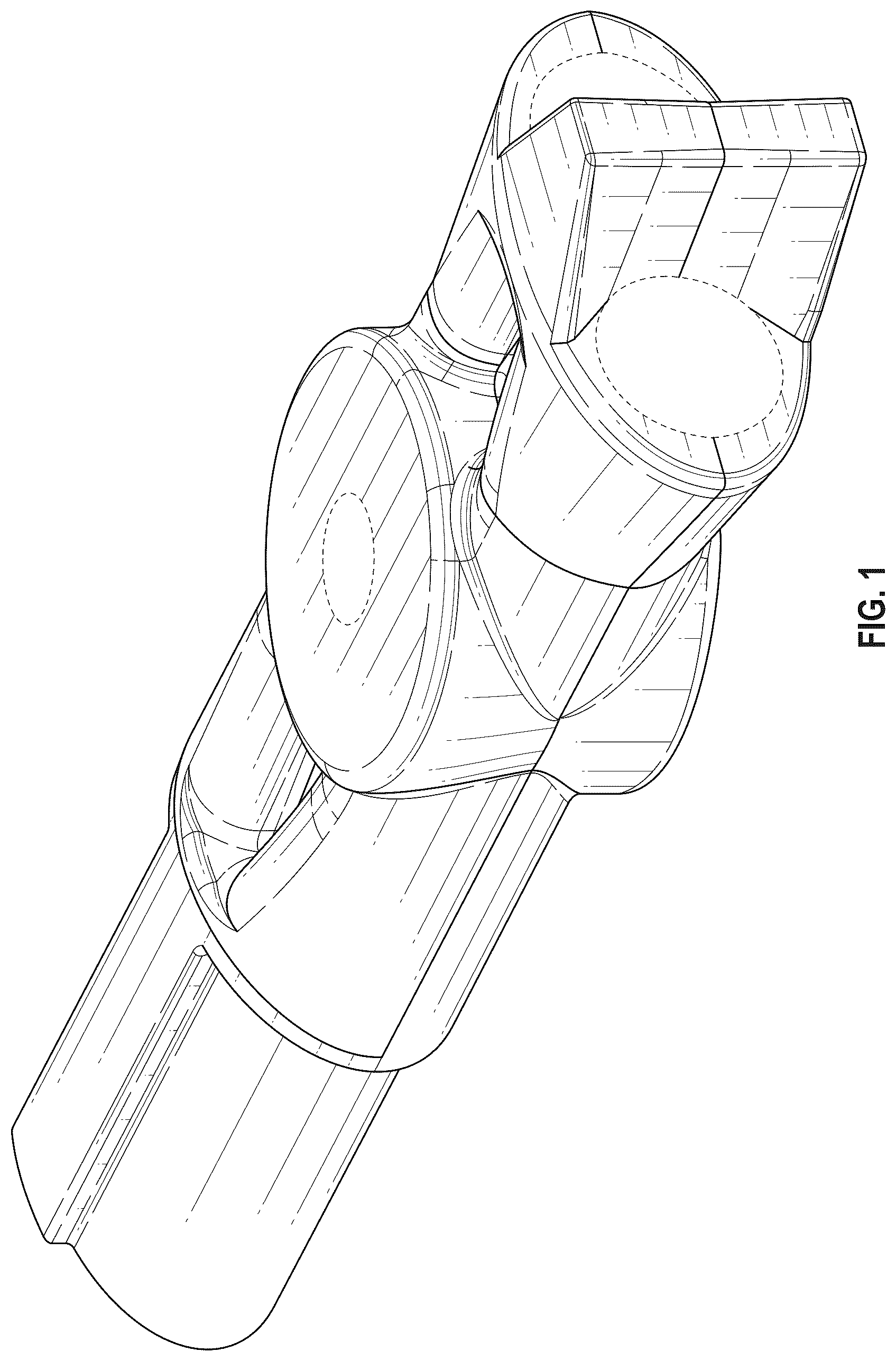 Patent USD1043178 Figure 1 – Apparatus for directing lift cords or lift chains of architectural opening coverings