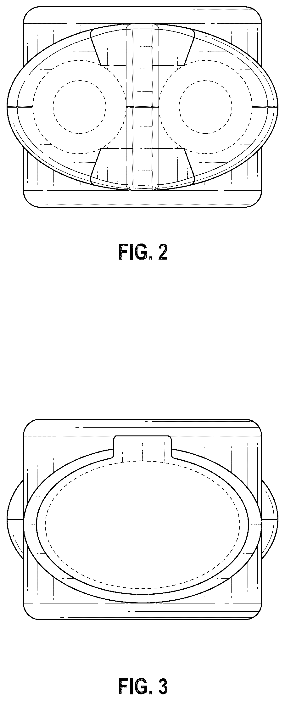 Patent USD1043178 Figure 2 – Apparatus for directing lift cords or lift chains of architectural opening coverings
