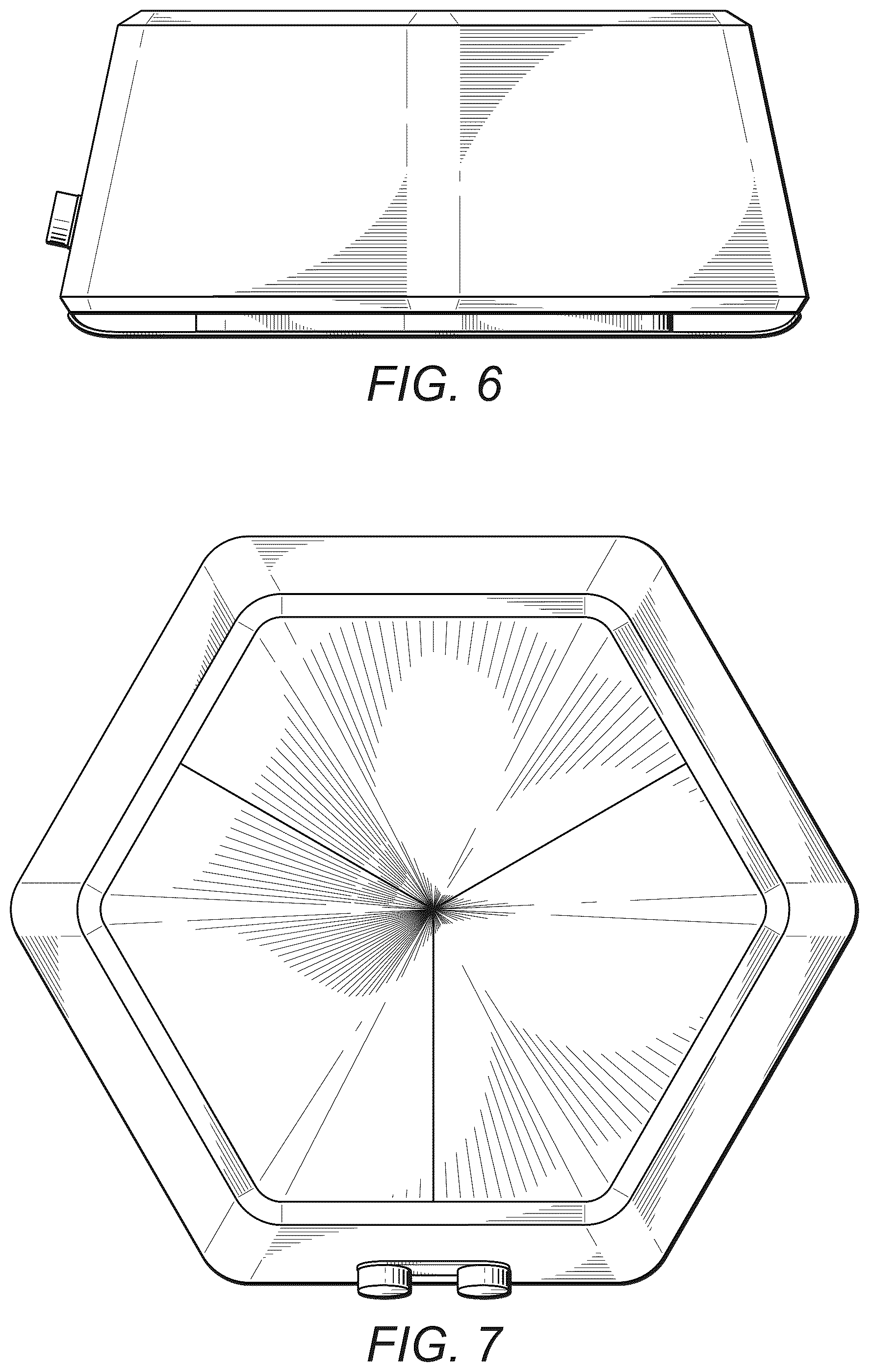 Patent USD1043182 Figure 3 – Inflatable physical therapy pillow
