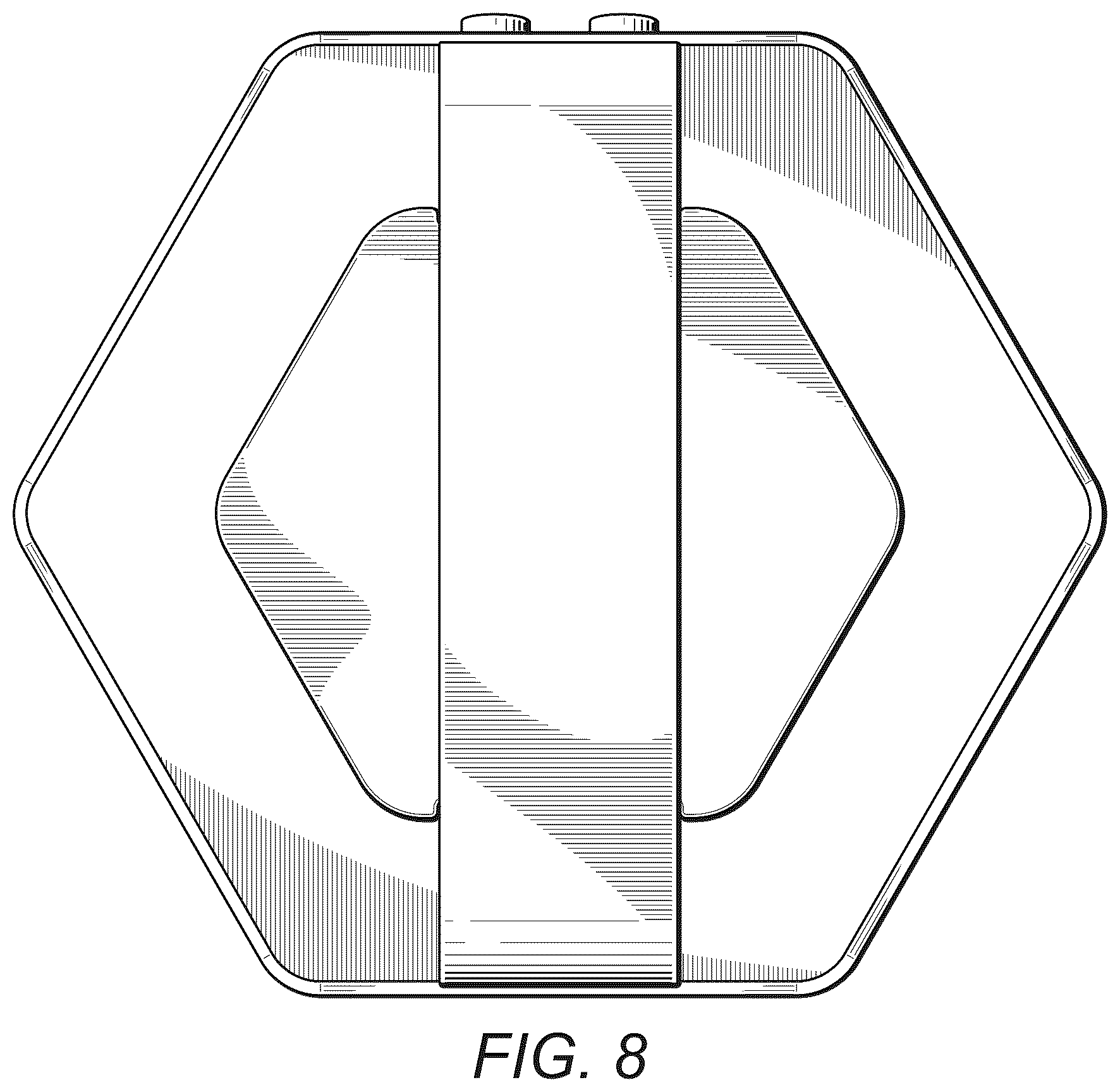 Patent USD1043182 Figure 4 – Inflatable physical therapy pillow