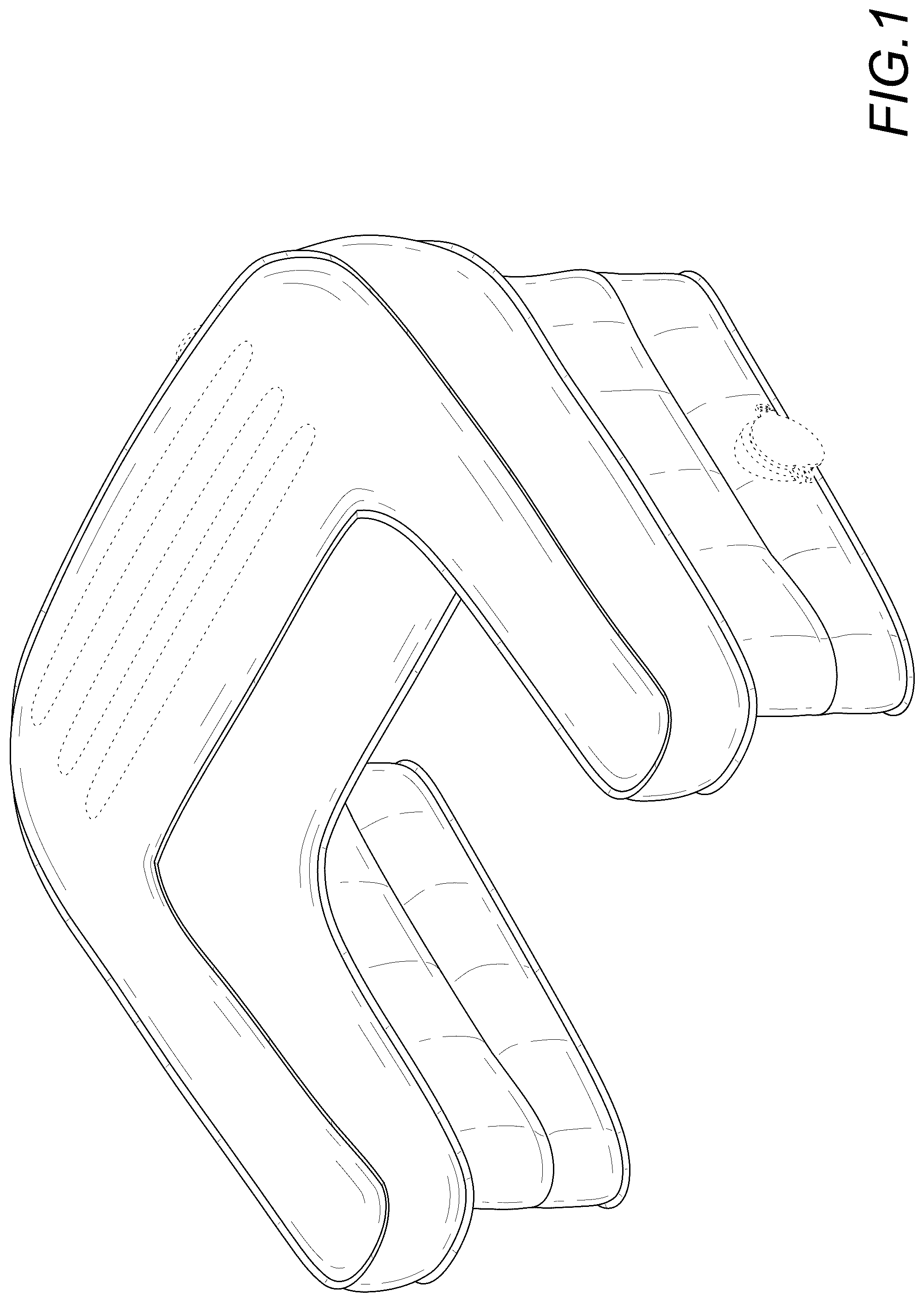 Patent USD1043183 Figure 1 – Reading pillow