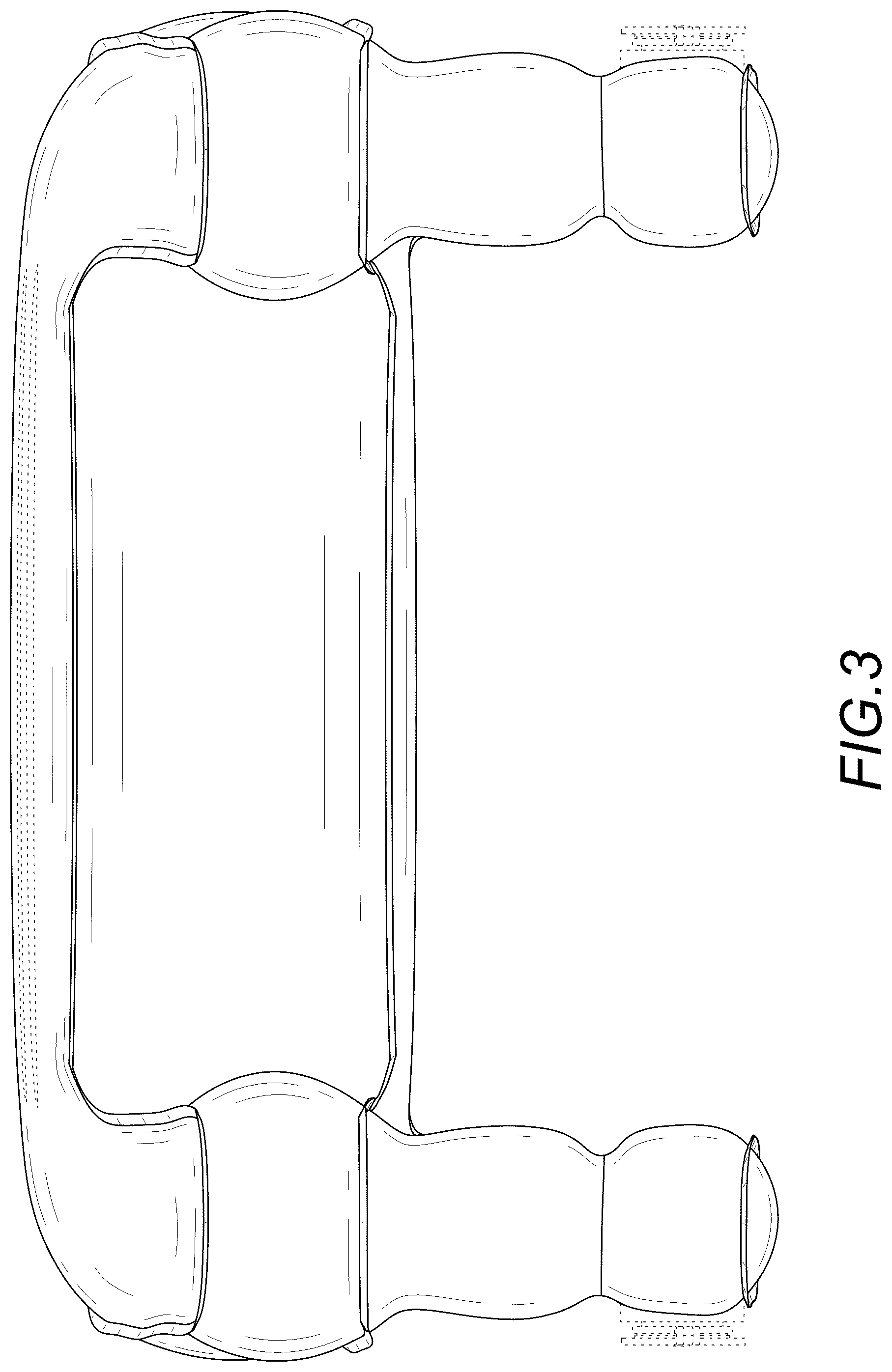 Patent USD1043183 Figure 3 – Reading pillow