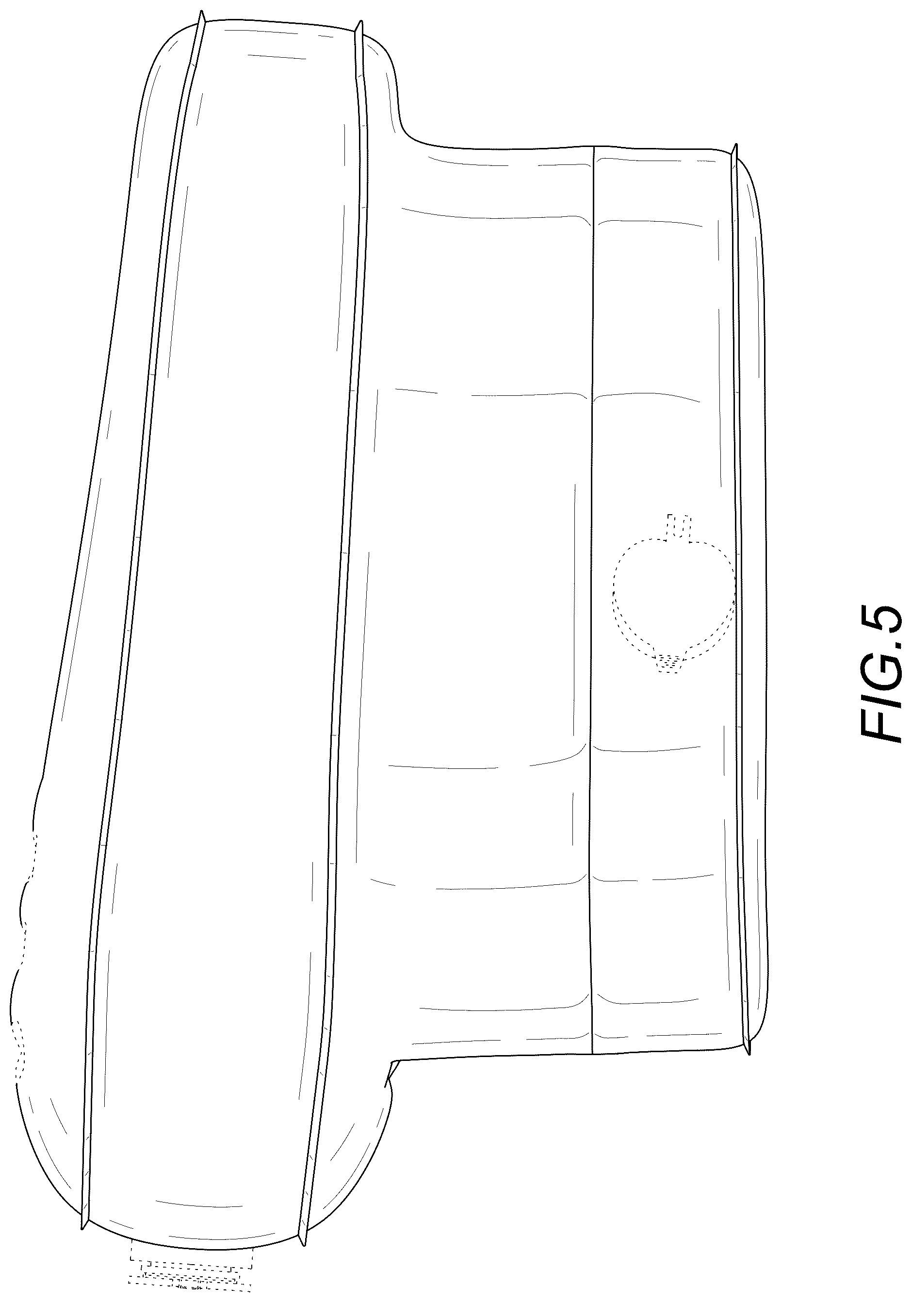 Patent USD1043183 Figure 5 – Reading pillow
