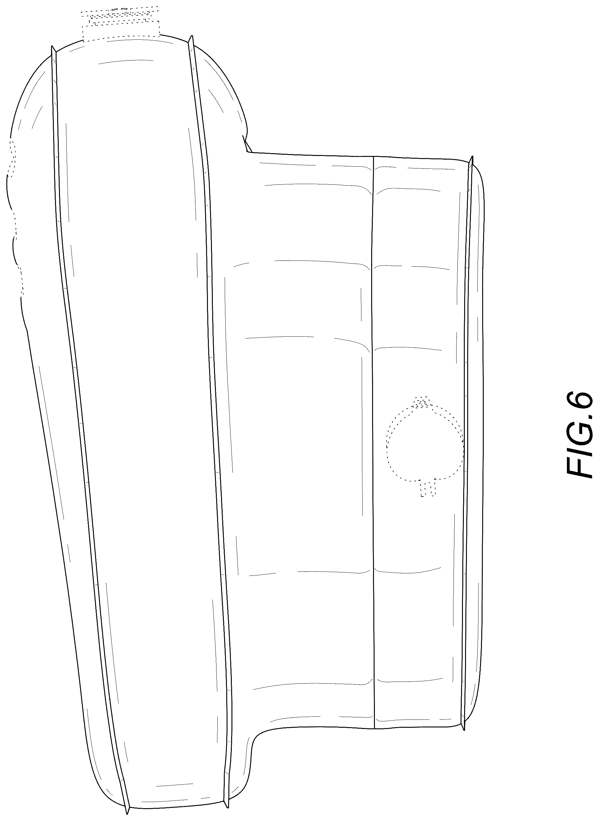 Patent USD1043183 Figure 6 – Reading pillow
