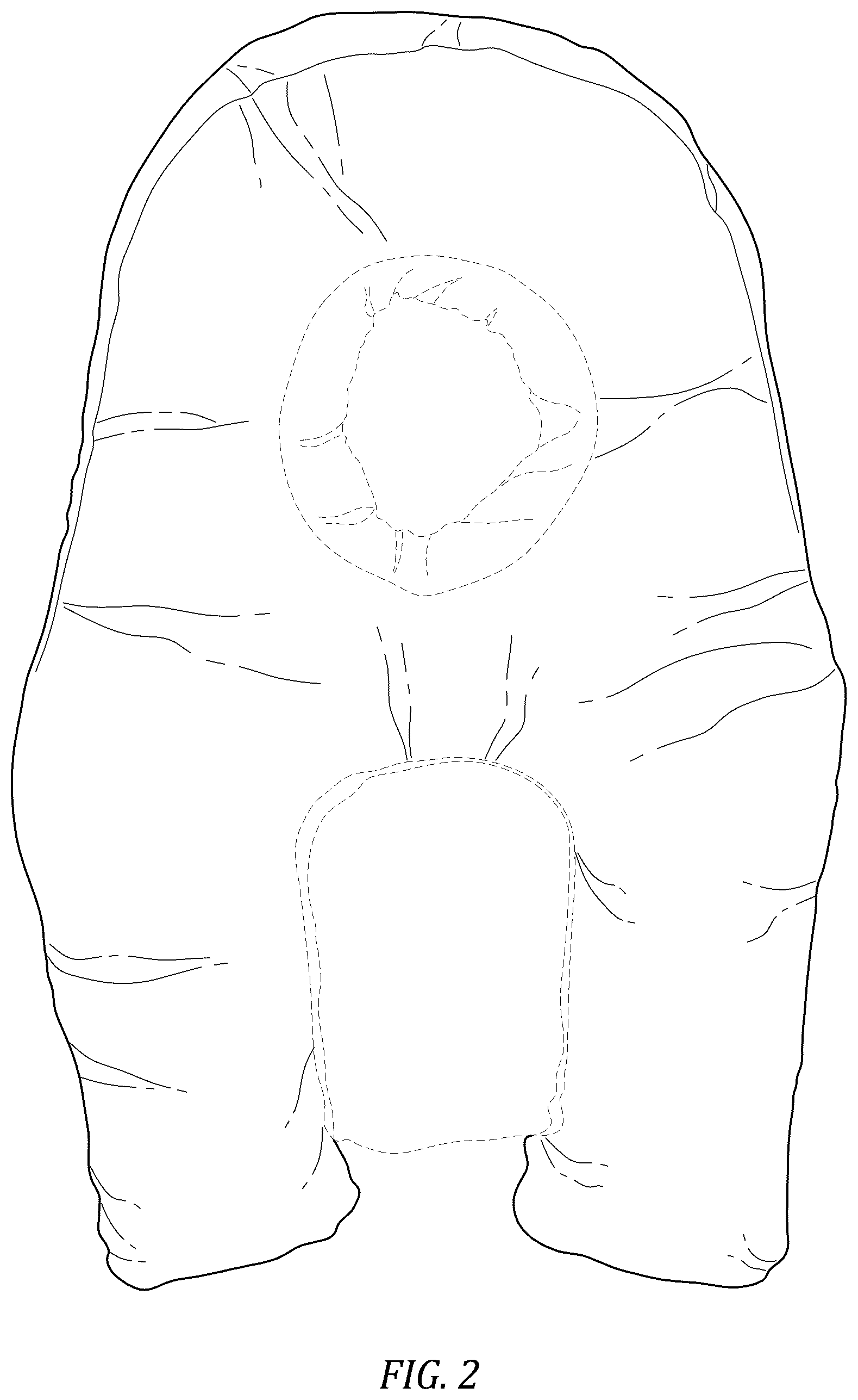 Patent USD1043184 Figure 2 – Pillow