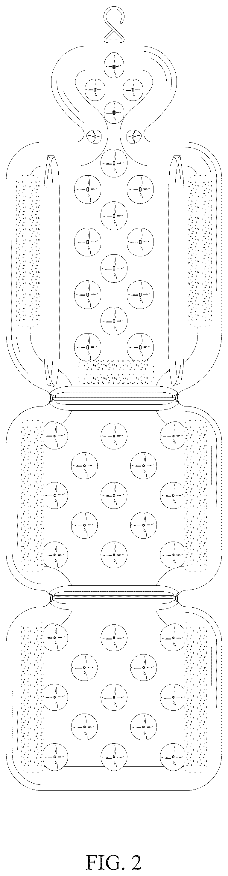 Patent USD1043185 Figure 2 – Bath mat