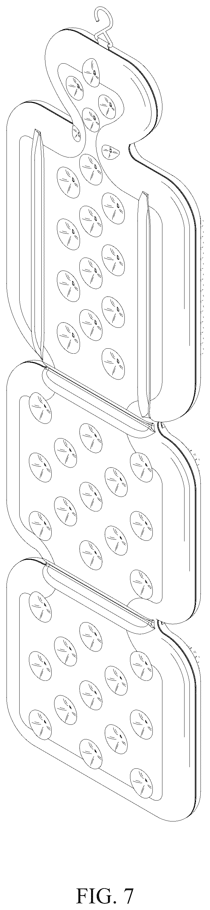 Patent USD1043185 Figure 7 – Bath mat