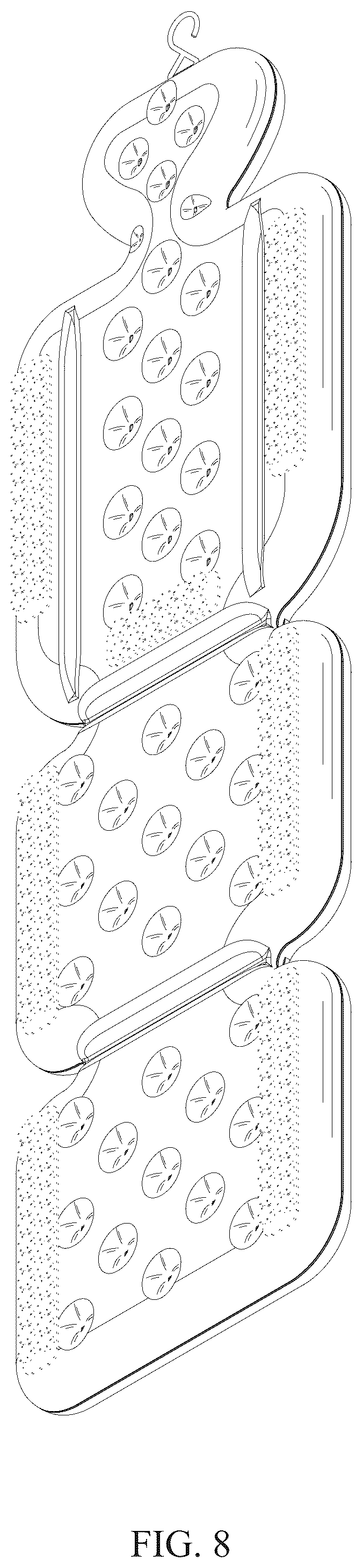 Patent USD1043185 Figure 8 – Bath mat