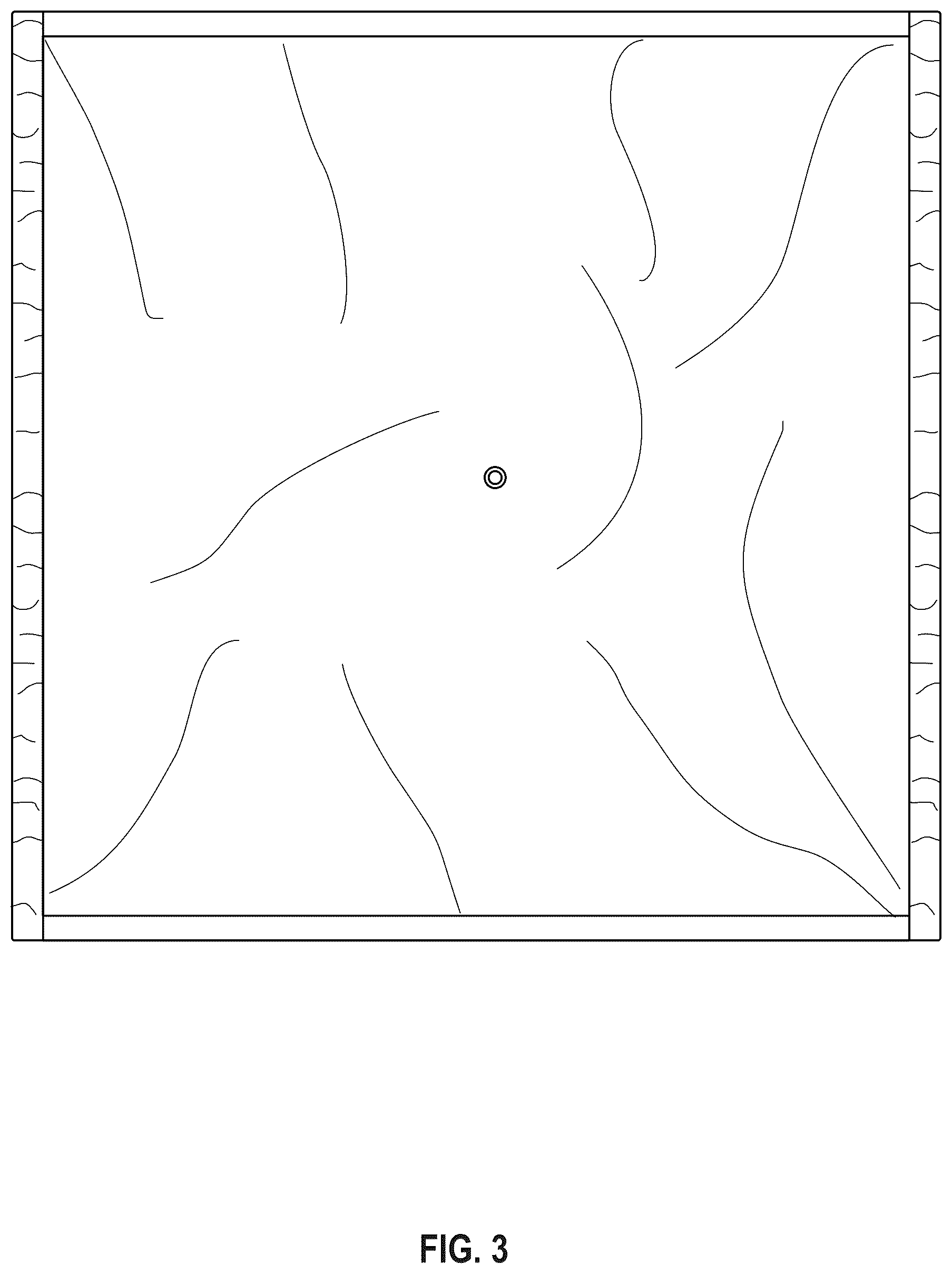 Patent USD1043188 Figure 3 – Retractable runner's cloth