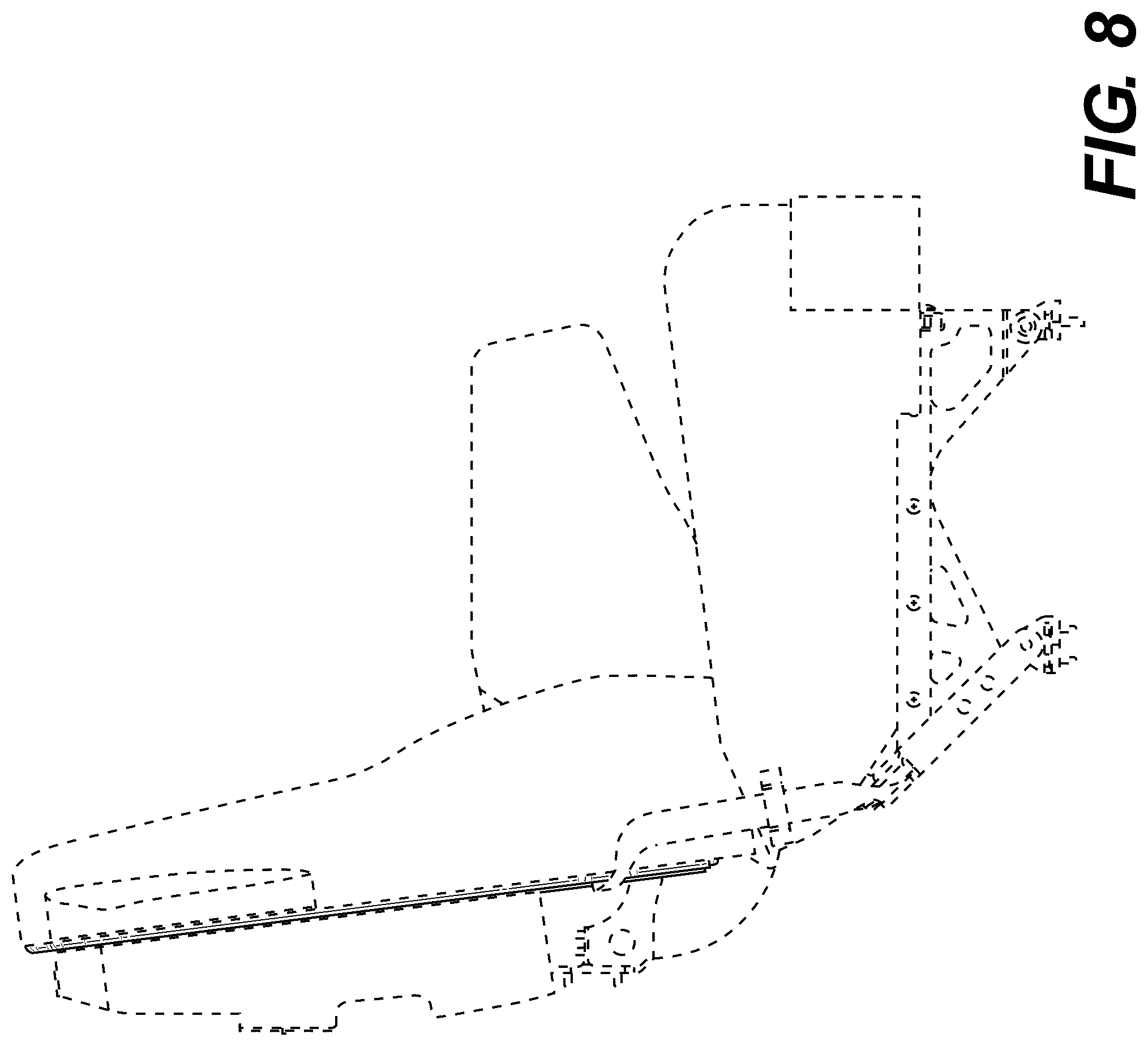 Patent USD1043189 Figure 8 – Fold over seat matting set