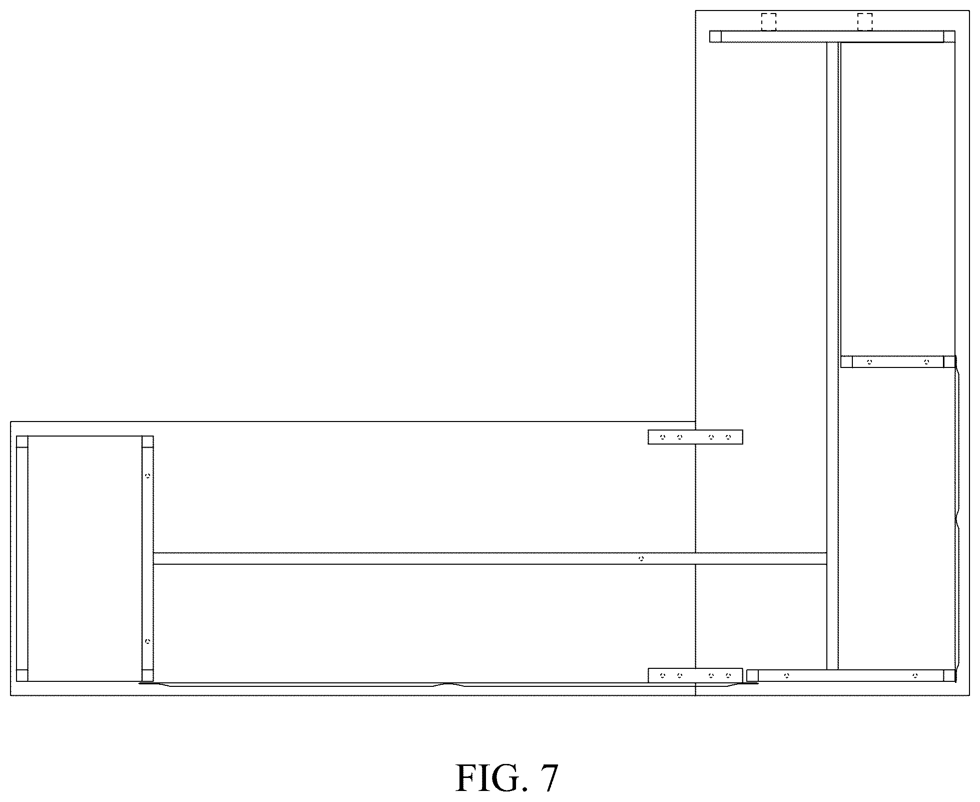 Patent USD1043190 Figure 7 – Multi-function desk