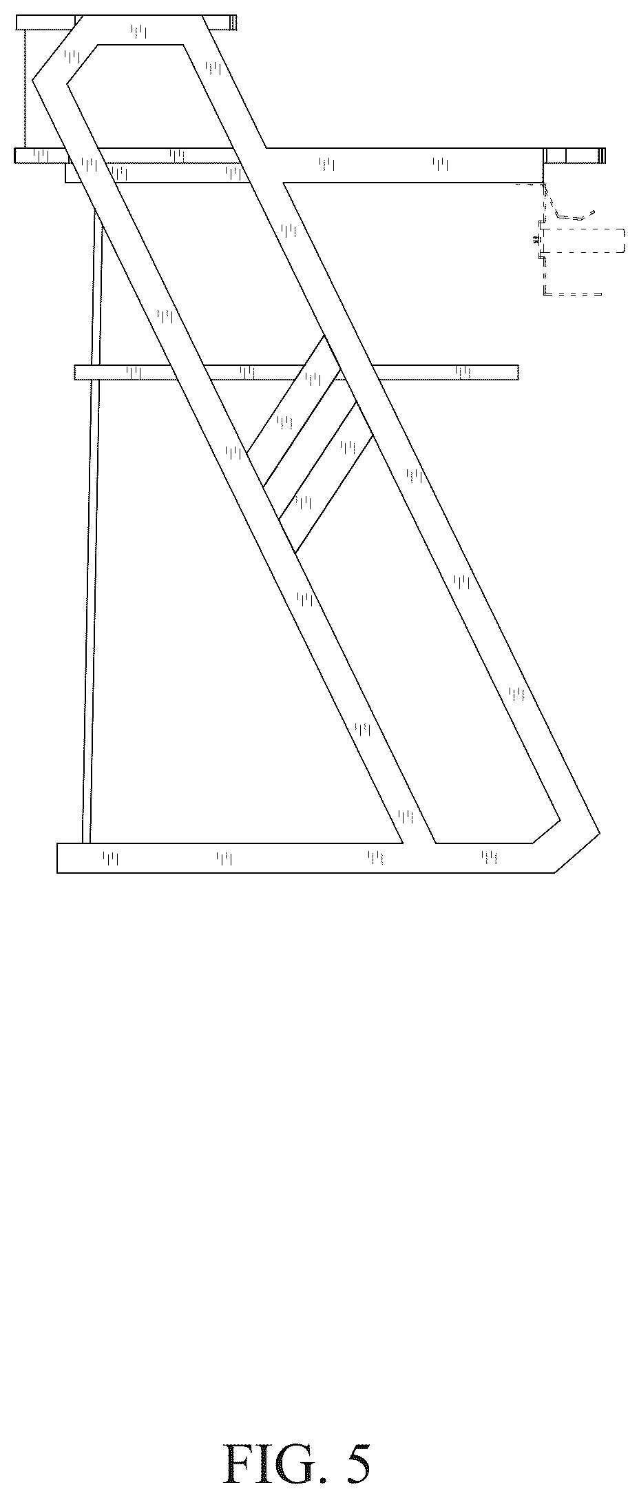 Patent USD1043191 Figure 5 – Gaming desk