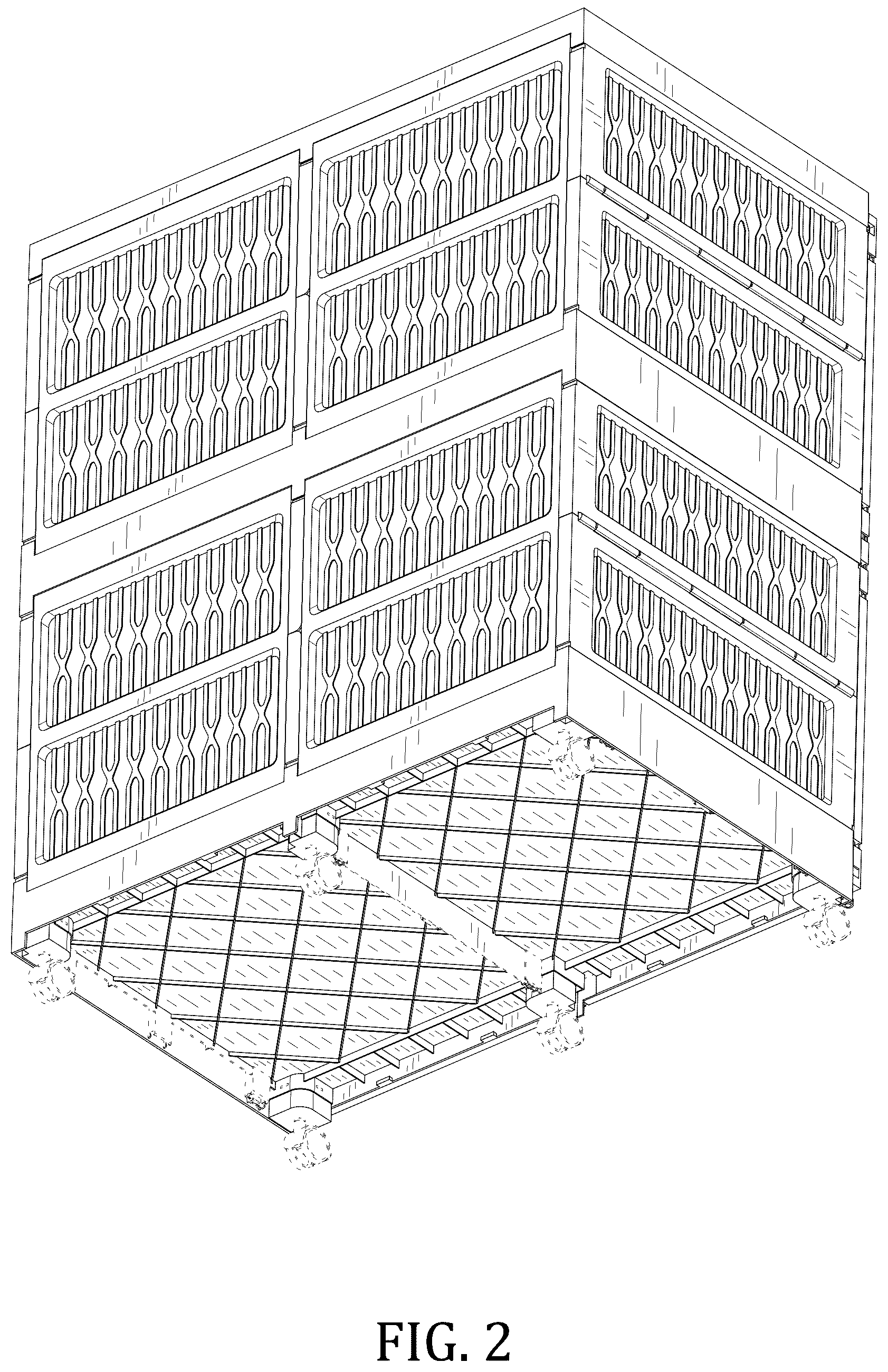 Patent USD1043192 Figure 2 – Fordable wardrobe
