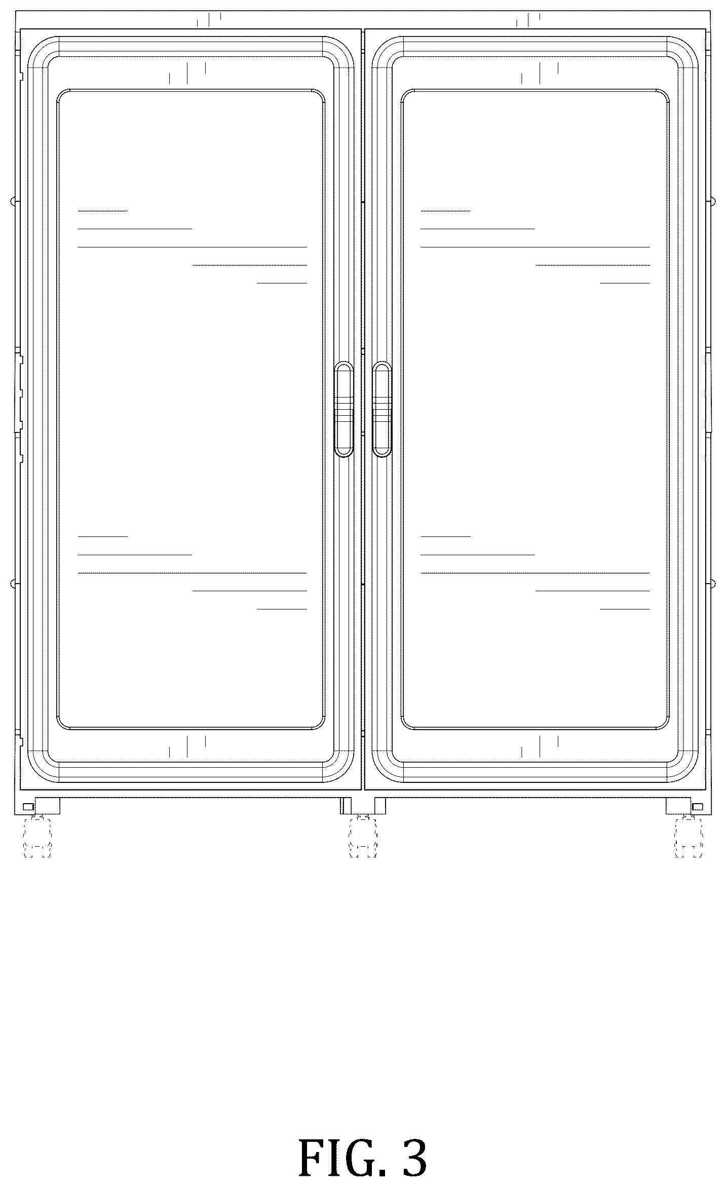 Patent USD1043192 Figure 3 – Fordable wardrobe