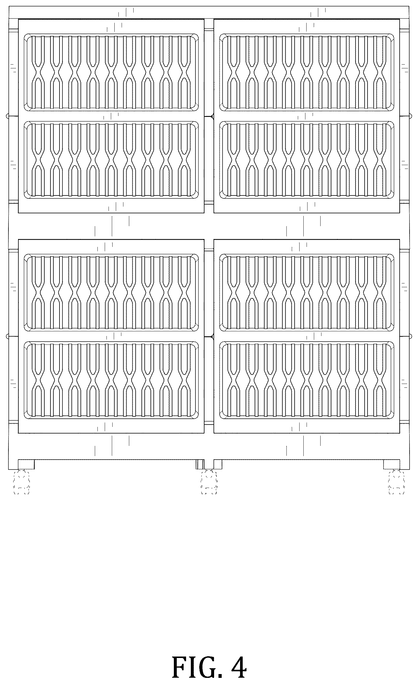 Patent USD1043192 Figure 4 – Fordable wardrobe