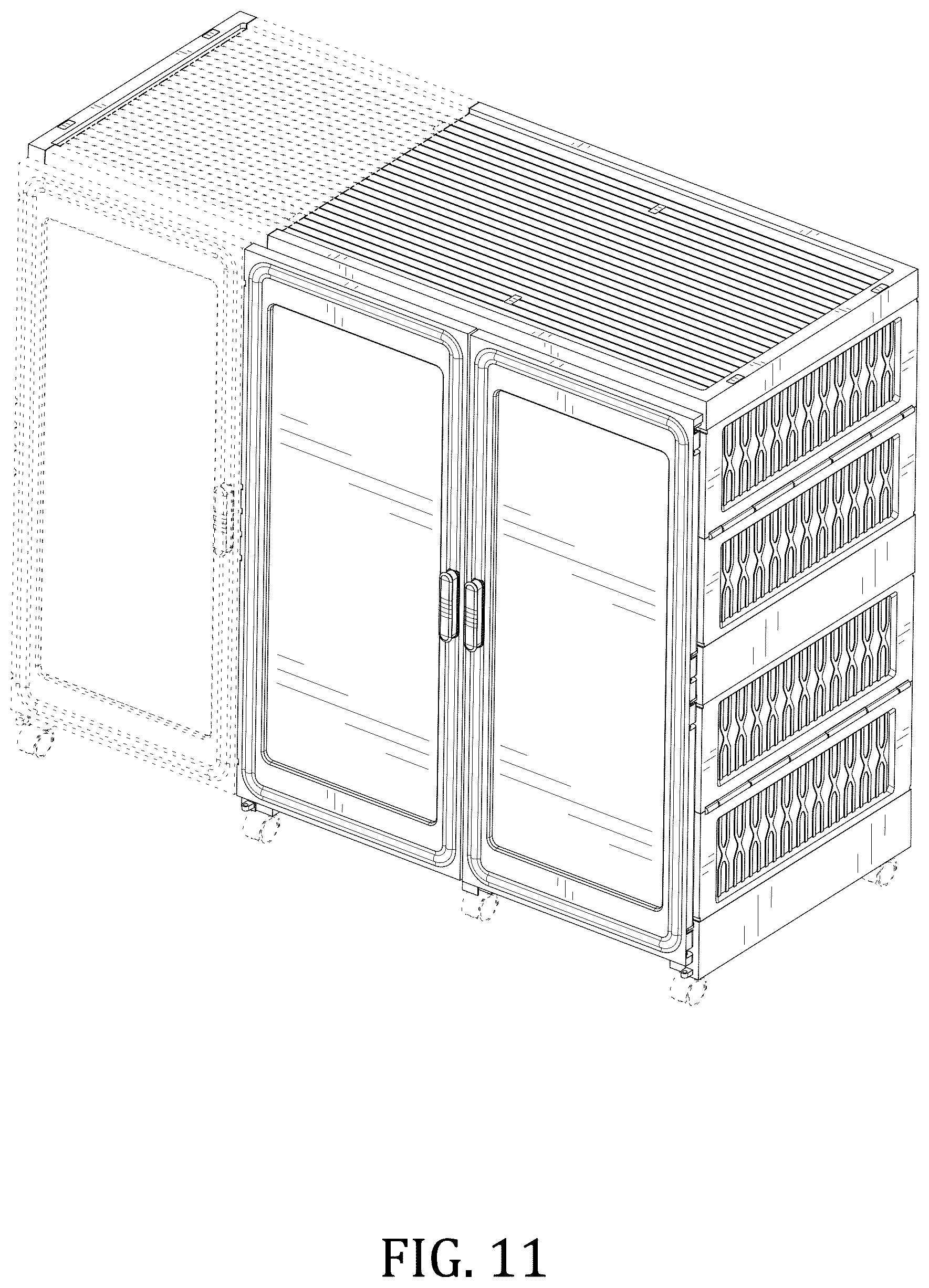 Patent USD1043192 Figure 11 – Fordable wardrobe
