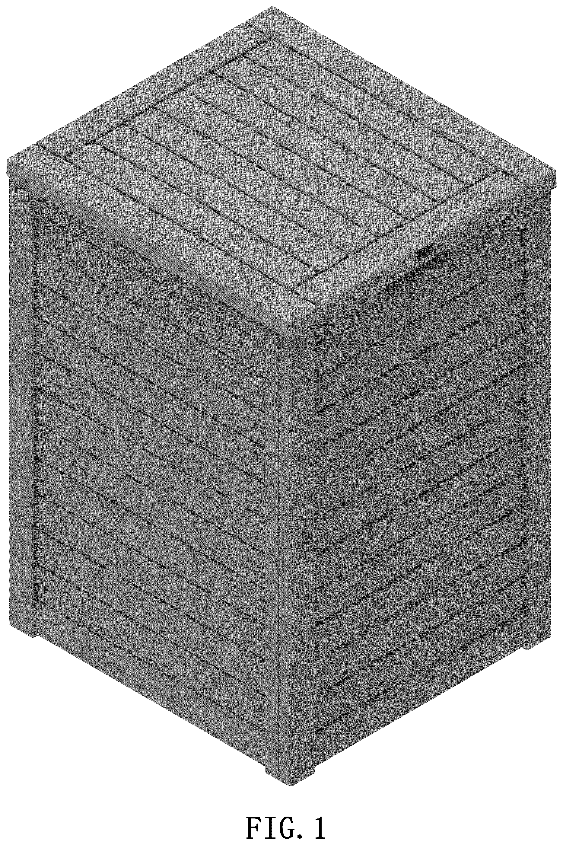 Patent USD1043193 Figure 1 – Storage box