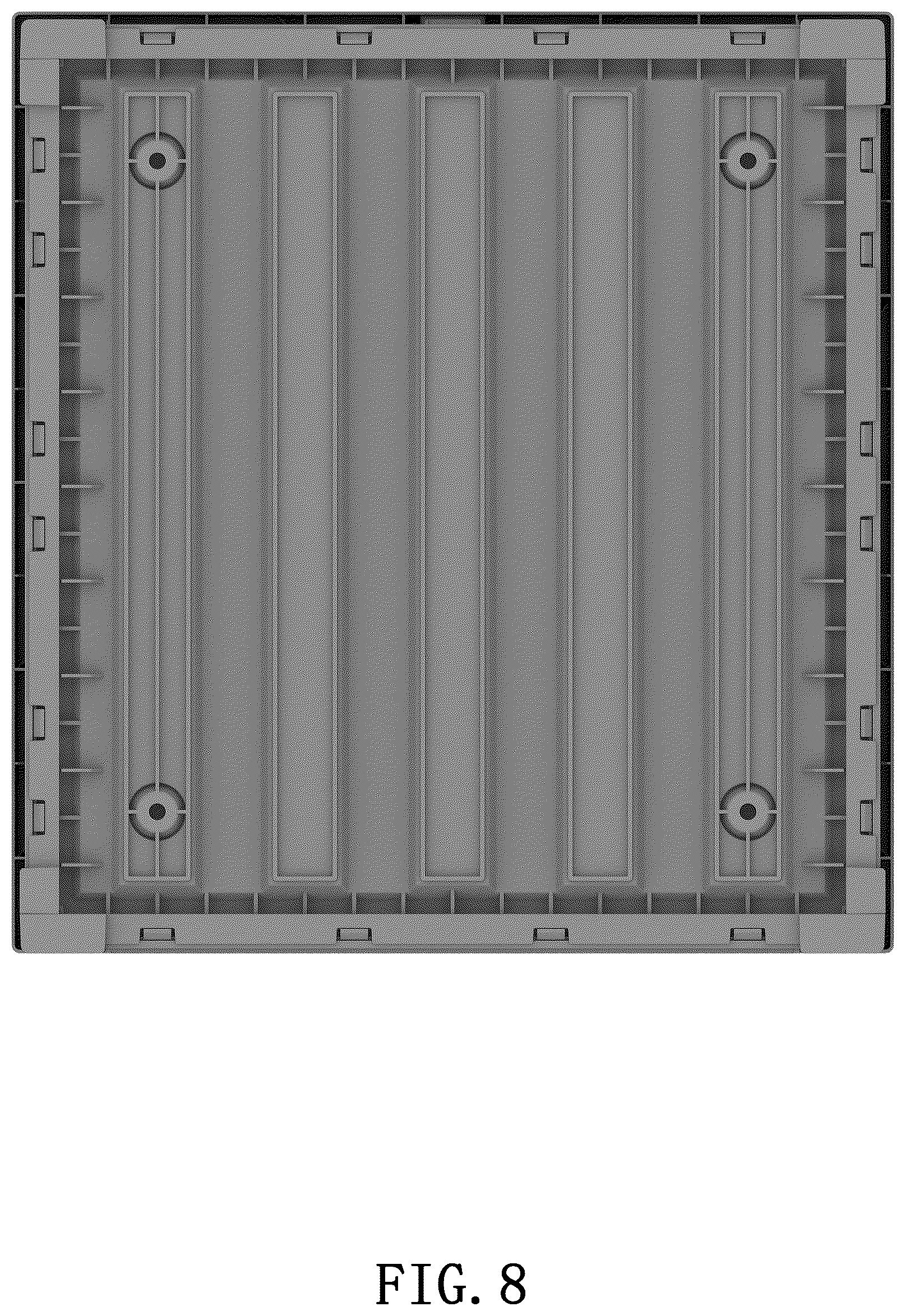 Patent USD1043193 Figure 8 – Storage box