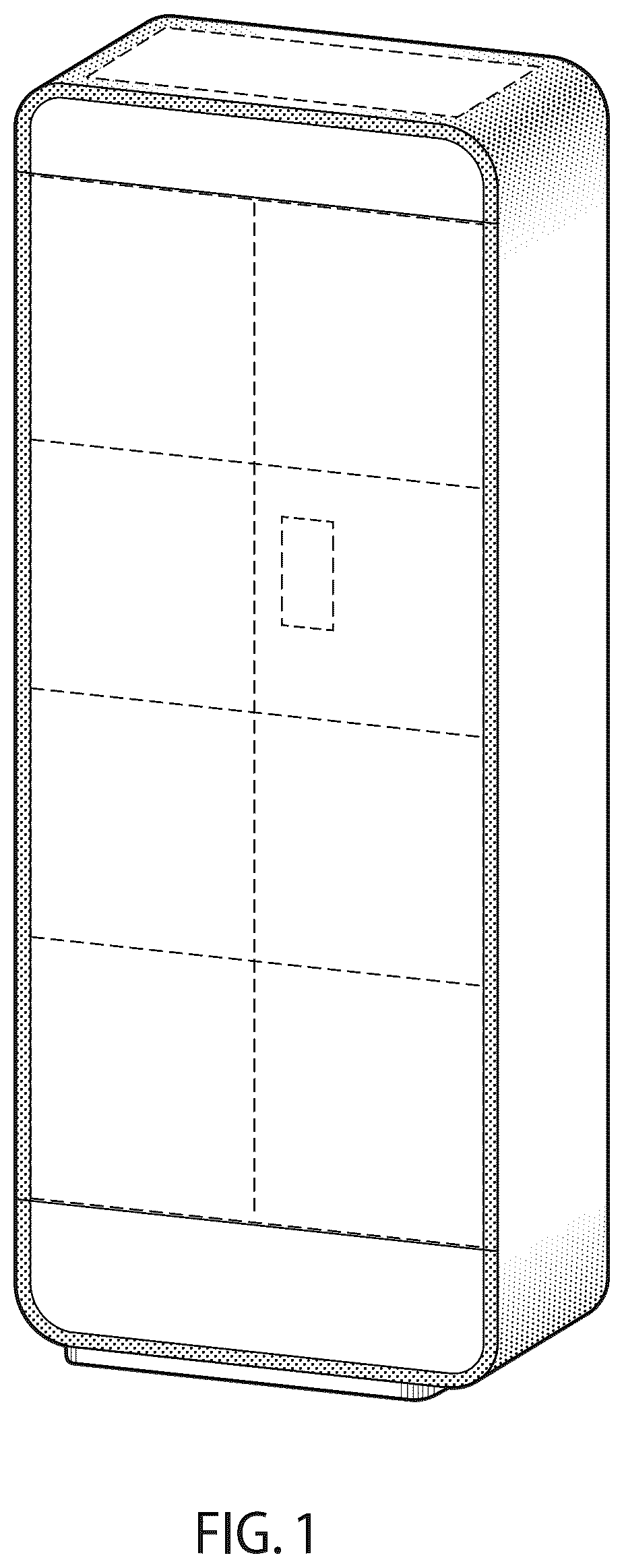 Patent USD1043194 Figure 1 – Food pickup locker