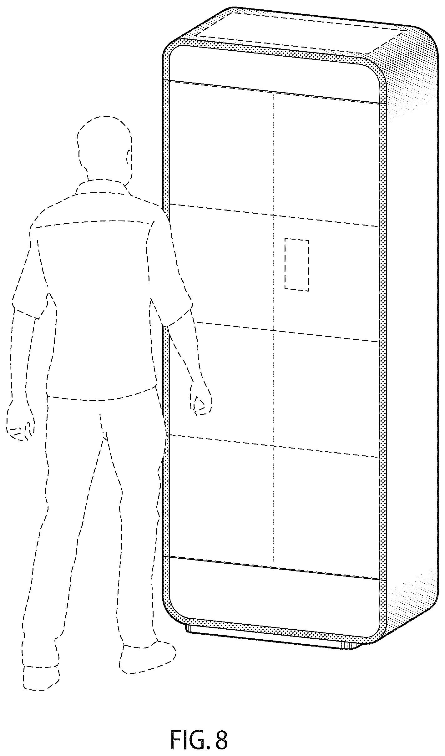 Patent USD1043194 Figure 6 – Food pickup locker