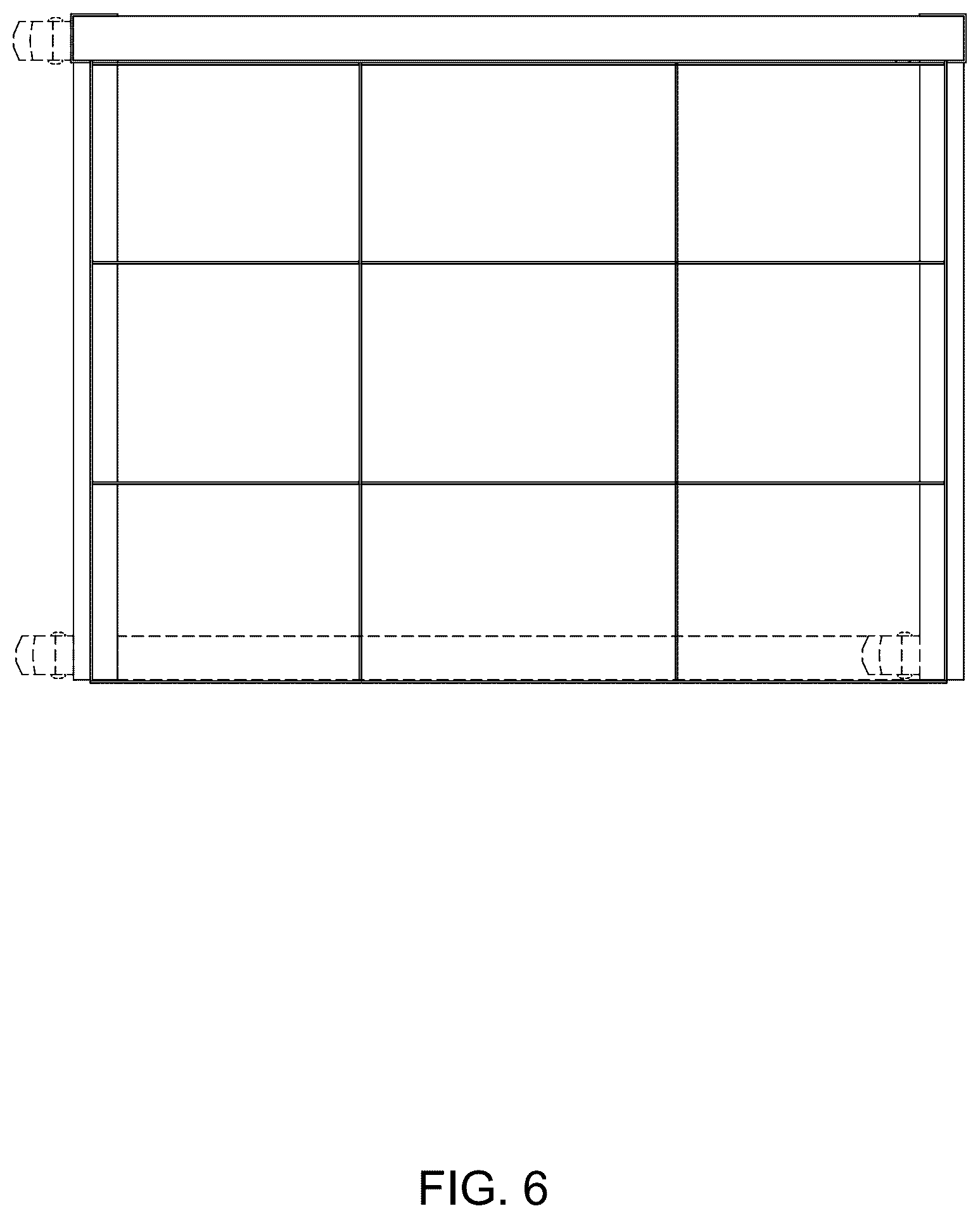 Patent USD1043196 Figure 6 – Art drying rack
