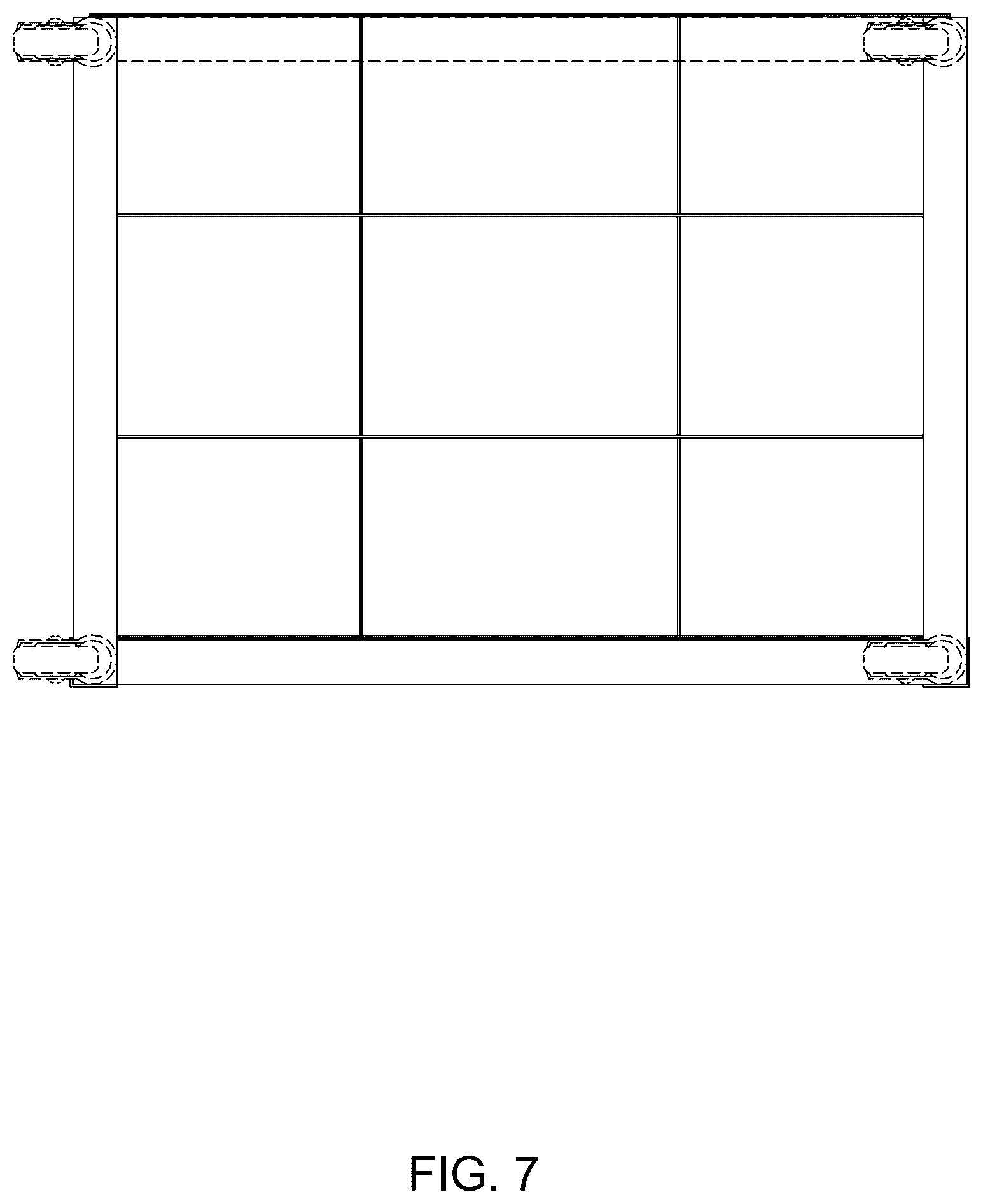 Patent USD1043196 Figure 7 – Art drying rack