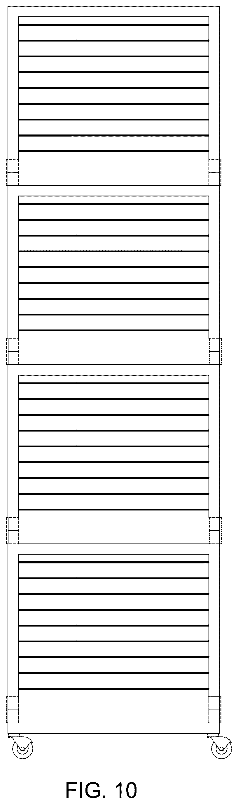 Patent USD1043196 Figure 10 – Art drying rack