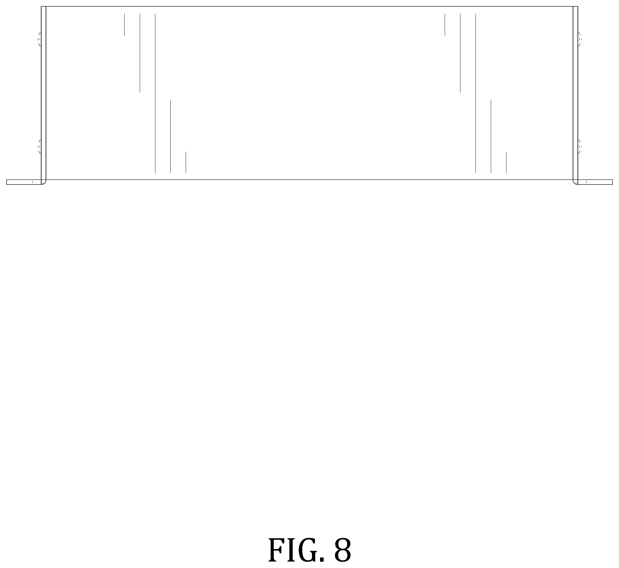 Patent USD1043197 Figure 8 – Storage and display rack