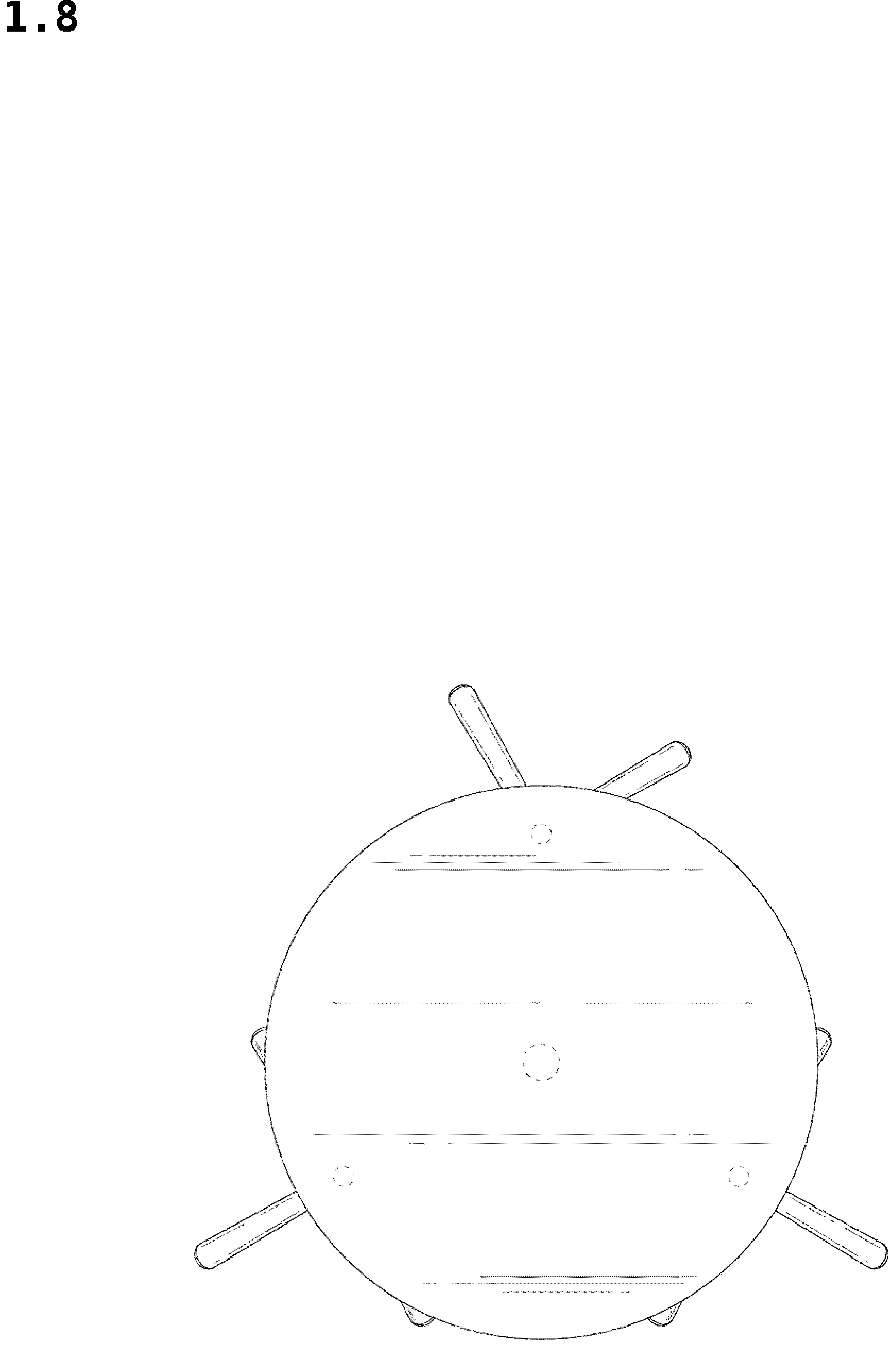Patent USD1043199 Figure 8 – Coat rack