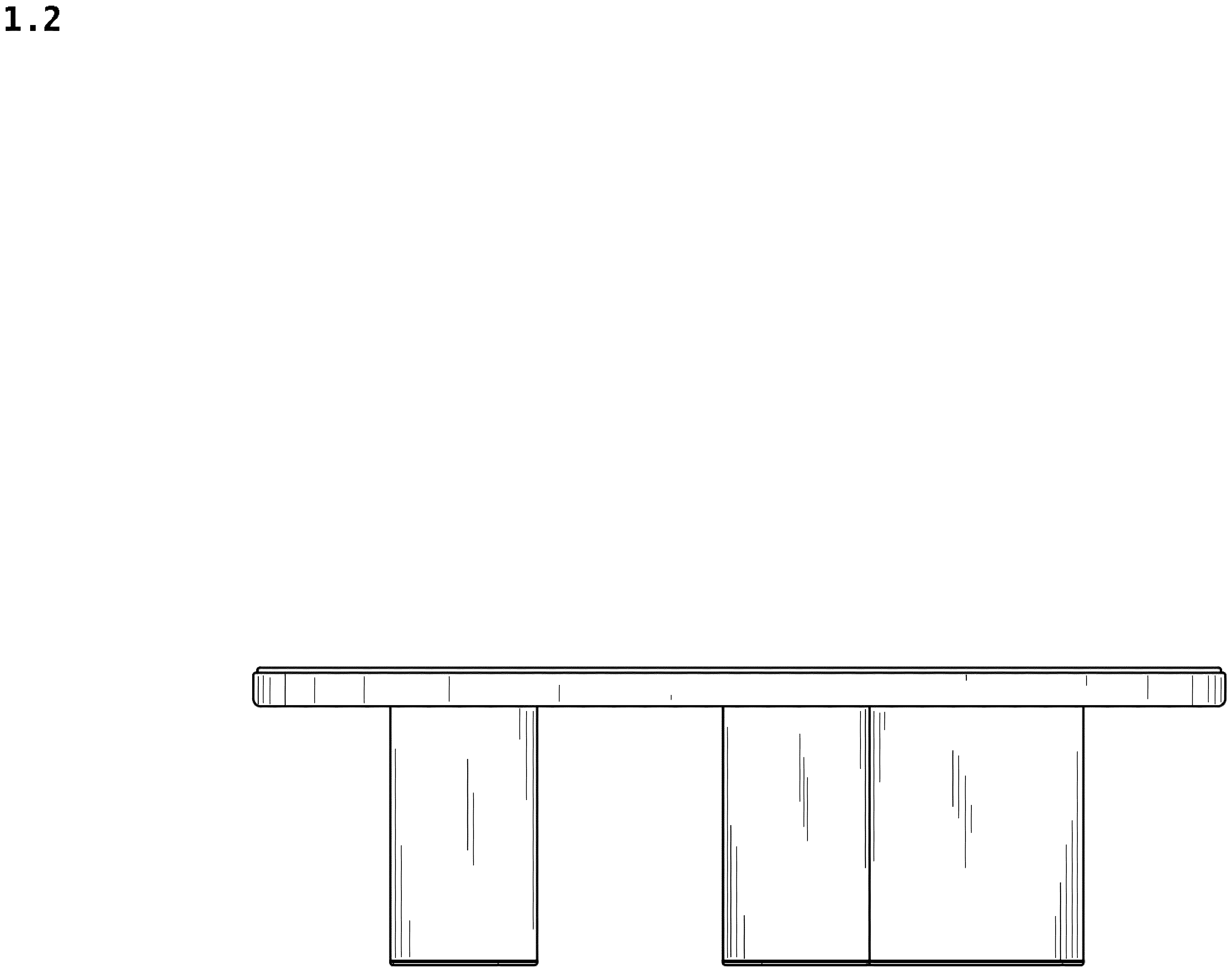 Patent USD1043203 Figure 2 – Table