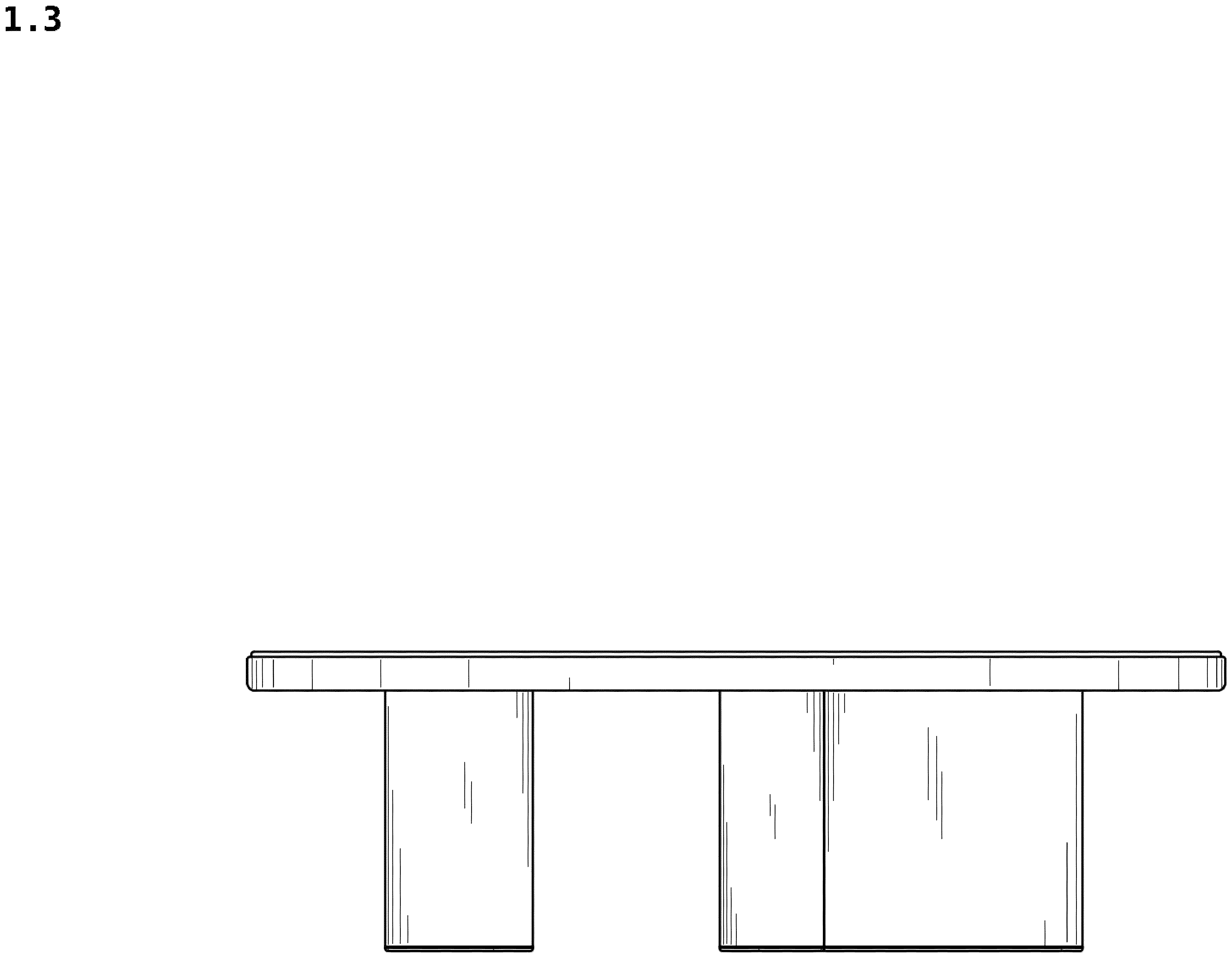 Patent USD1043203 Figure 3 – Table