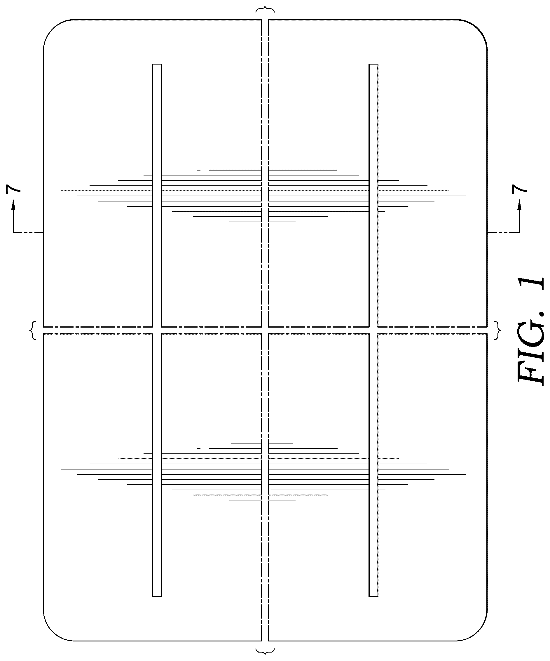 Patent USD1043206 Figure 1 – Tabletop point of purchase stand