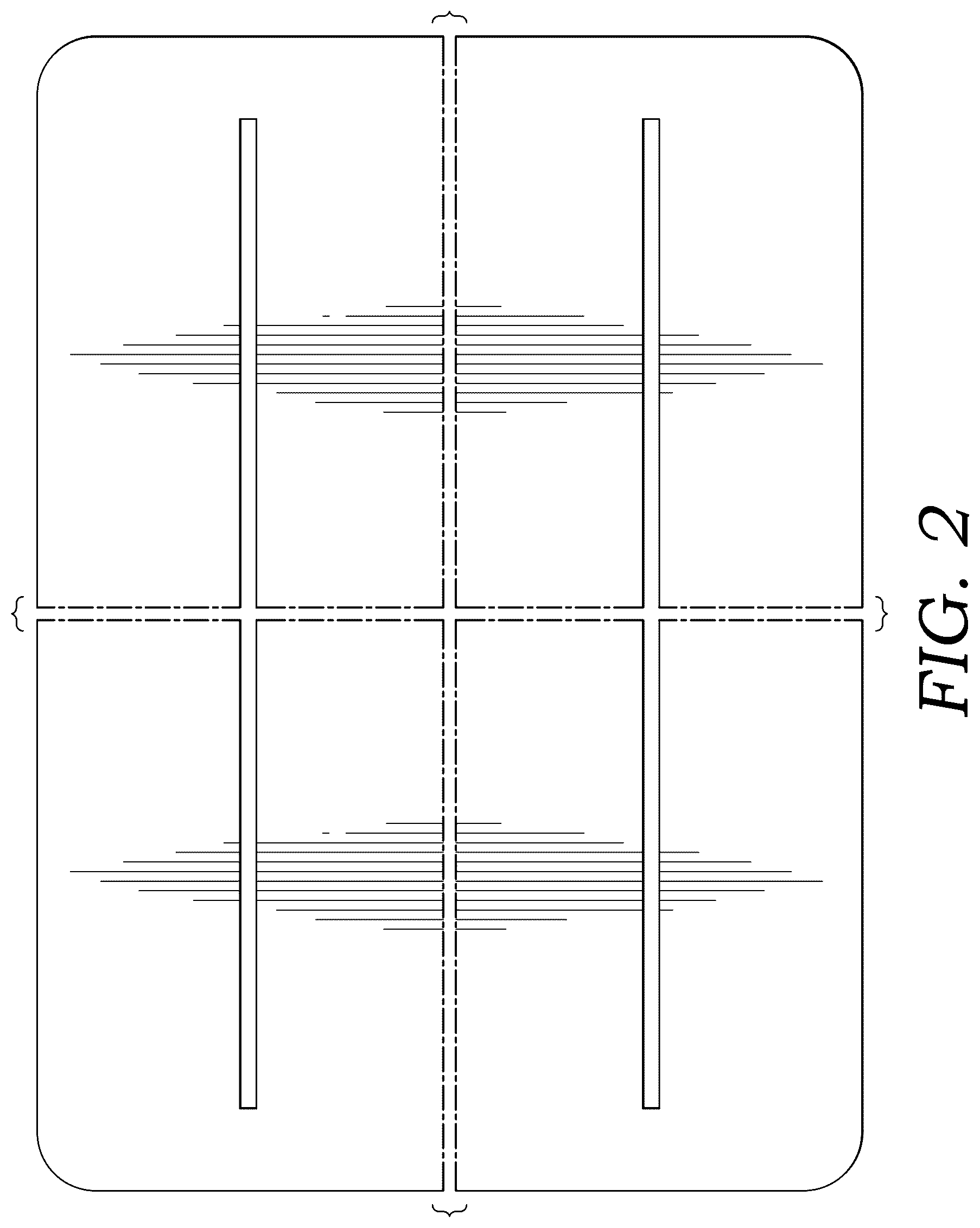 Patent USD1043206 Figure 2 – Tabletop point of purchase stand