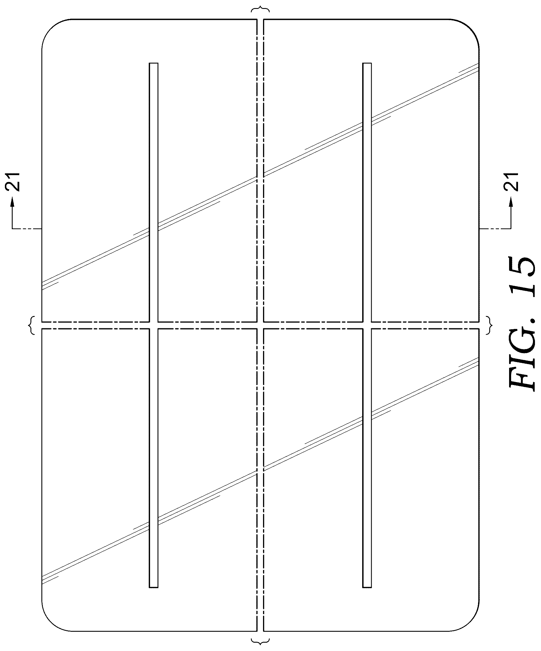 Patent USD1043206 Figure 11 – Tabletop point of purchase stand