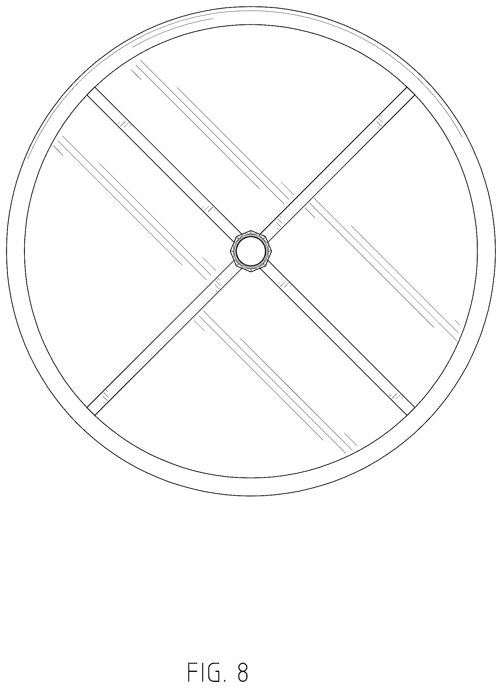 Patent USD1043207 Figure 8 – Table top with umbrella hole