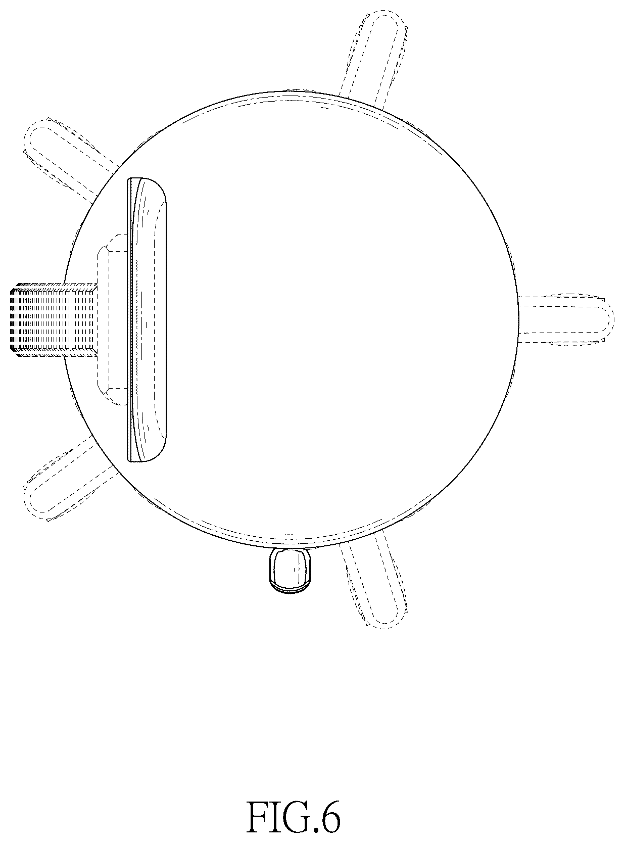 Patent USD1043208 Figure 6 – Ball chair