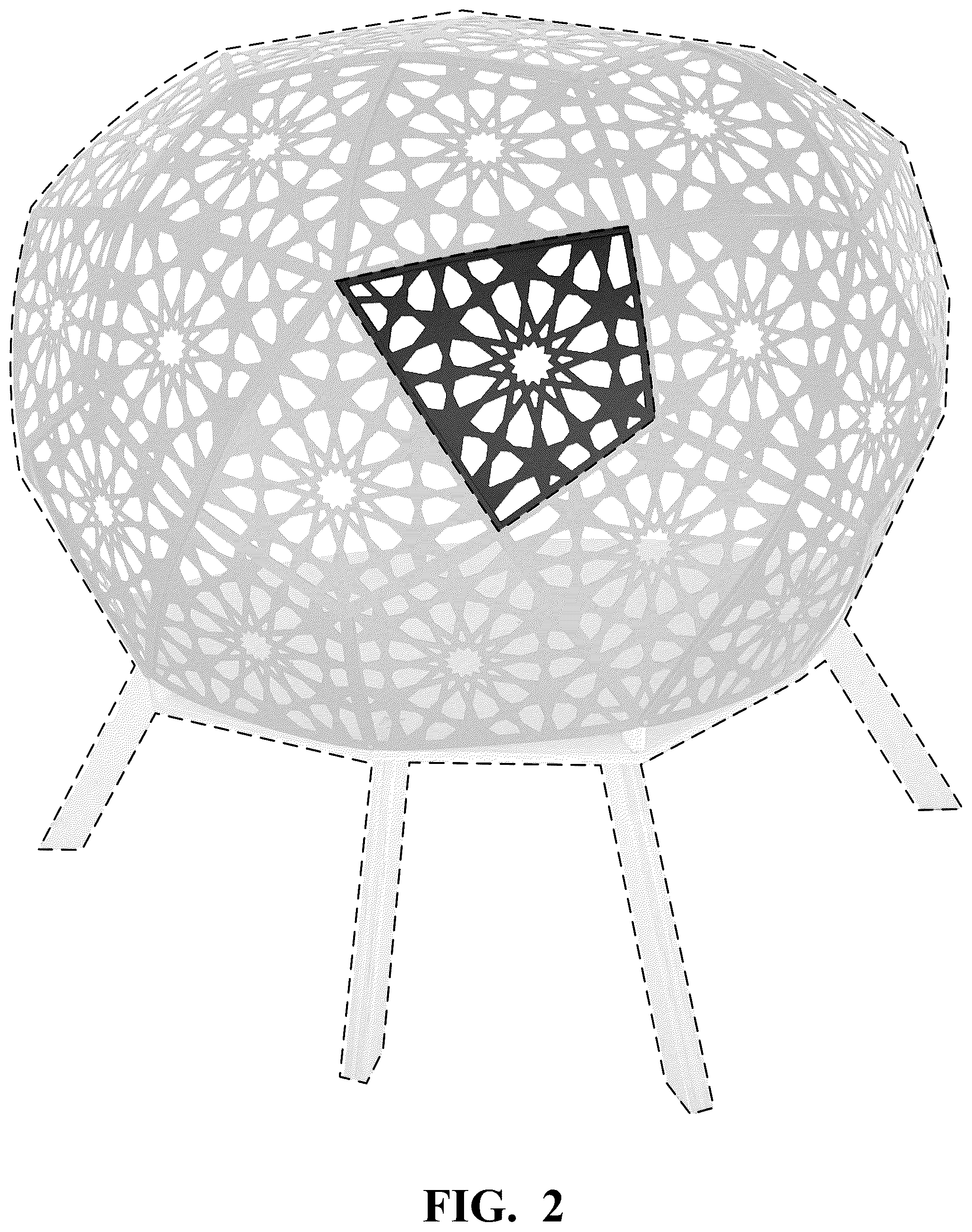 Patent USD1043209 Figure 2 – Chair
