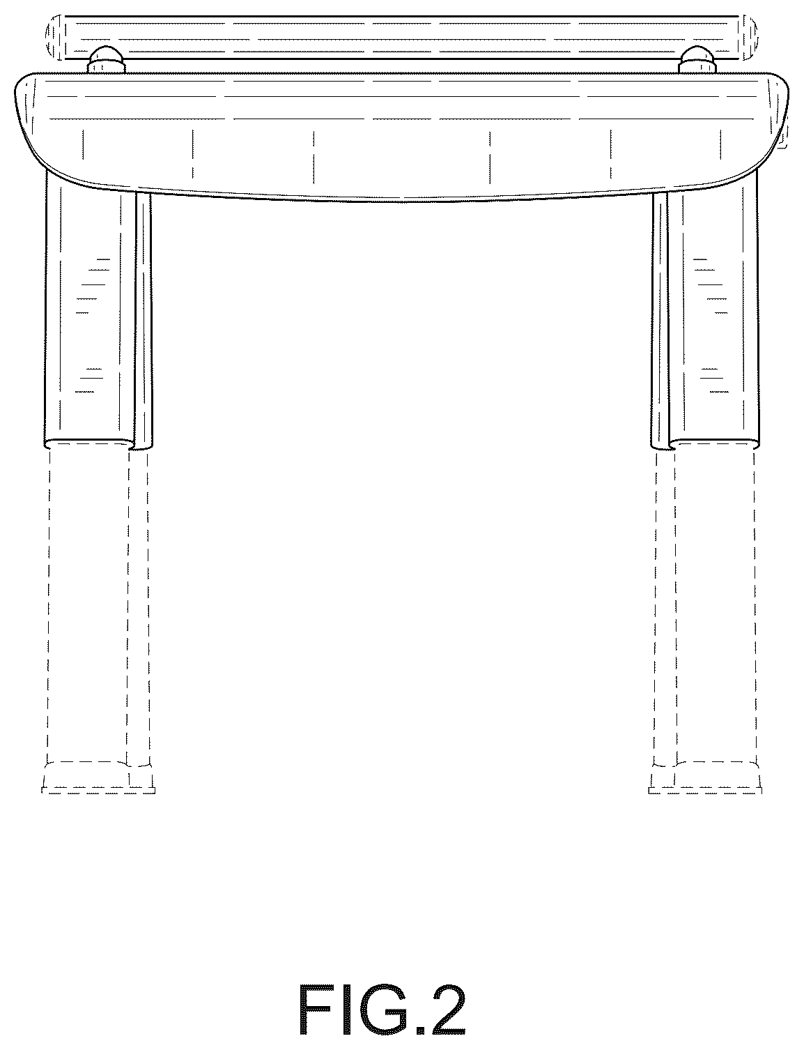Patent USD1043210 Figure 2 – Shower chair