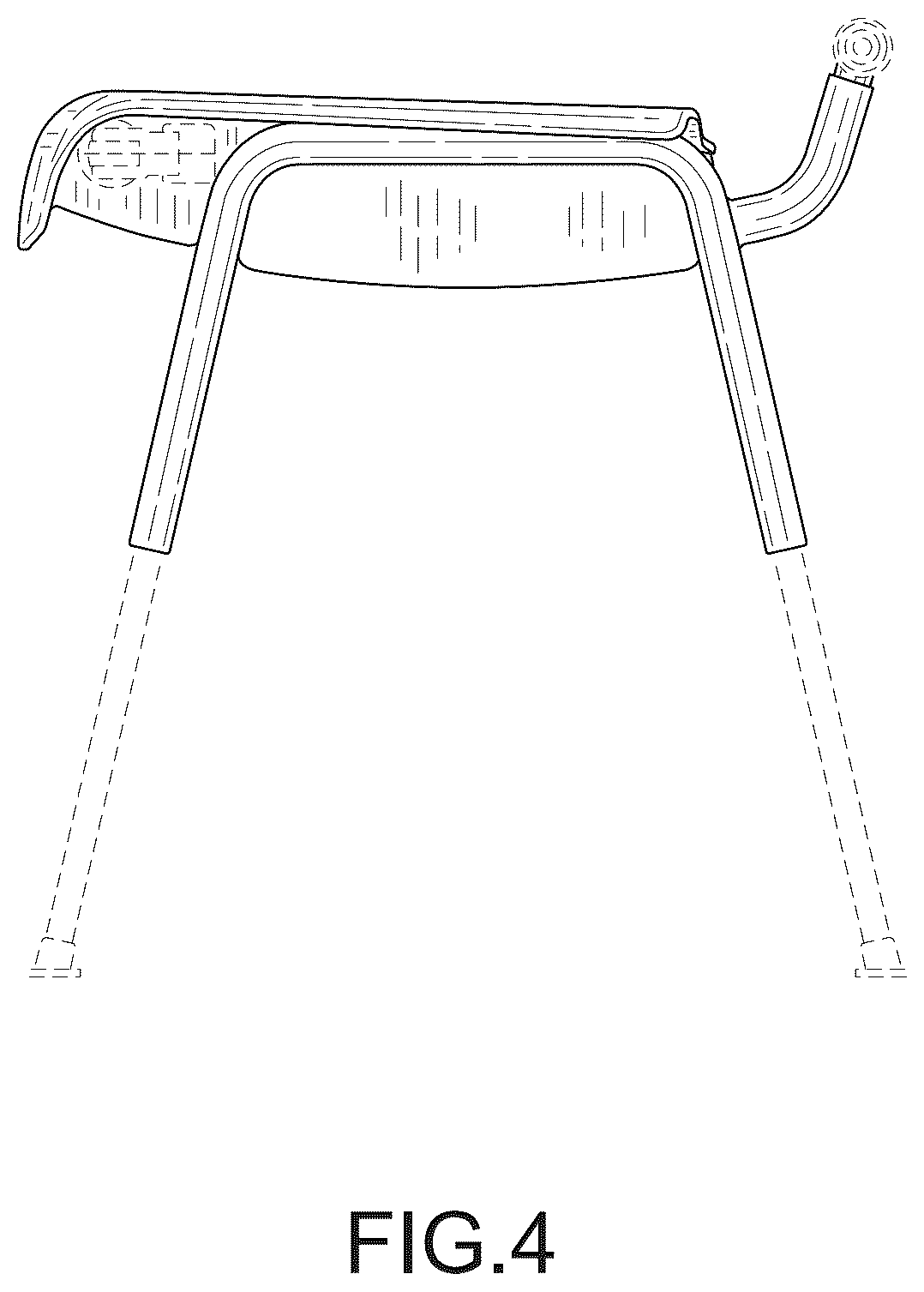 Patent USD1043210 Figure 4 – Shower chair