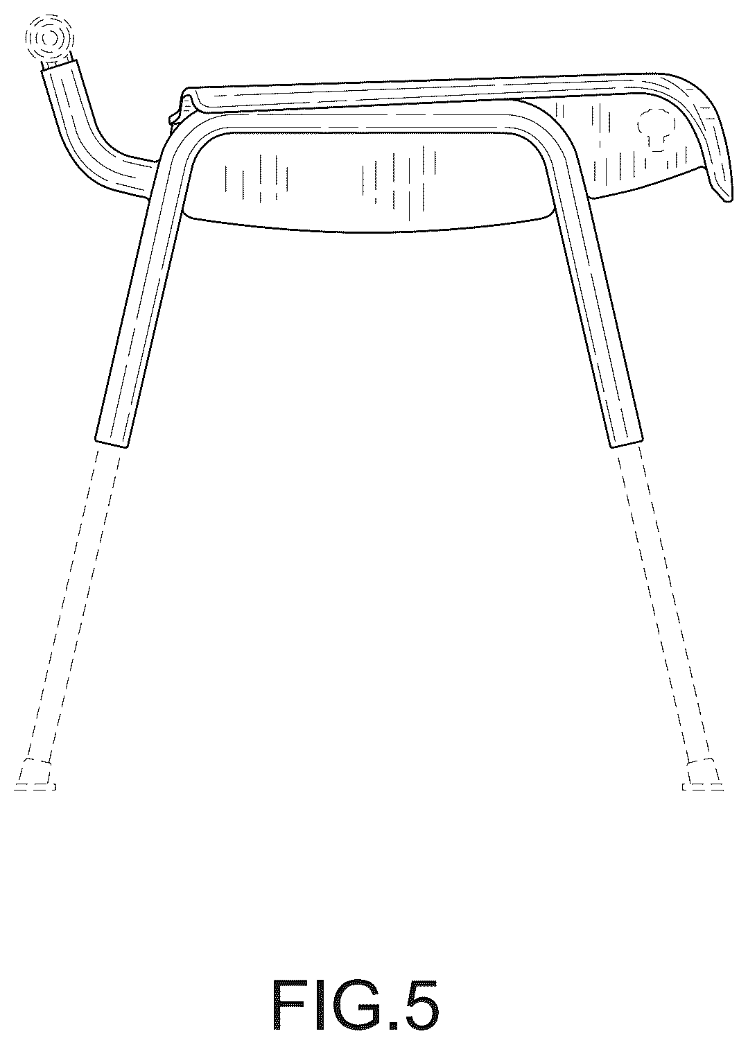 Patent USD1043210 Figure 5 – Shower chair