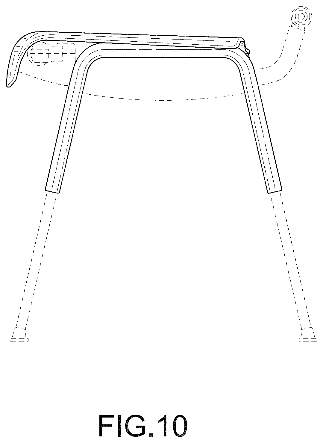 Patent USD1043210 Figure 10 – Shower chair