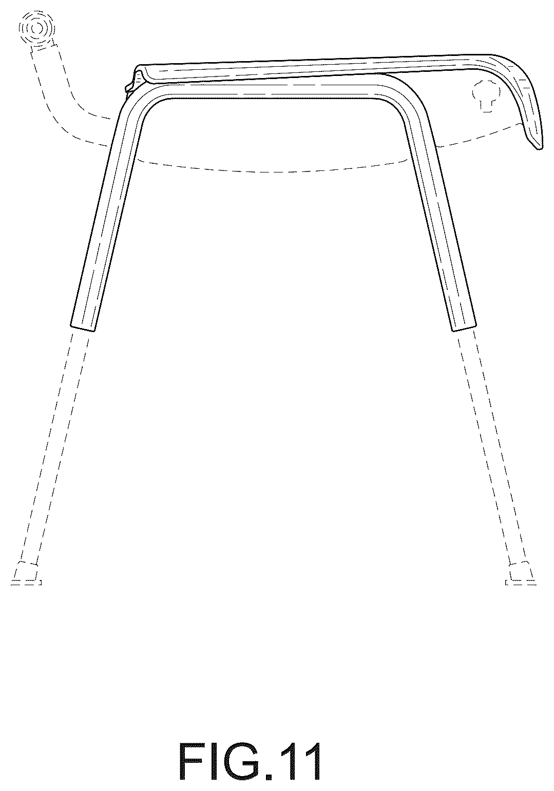 Patent USD1043210 Figure 11 – Shower chair