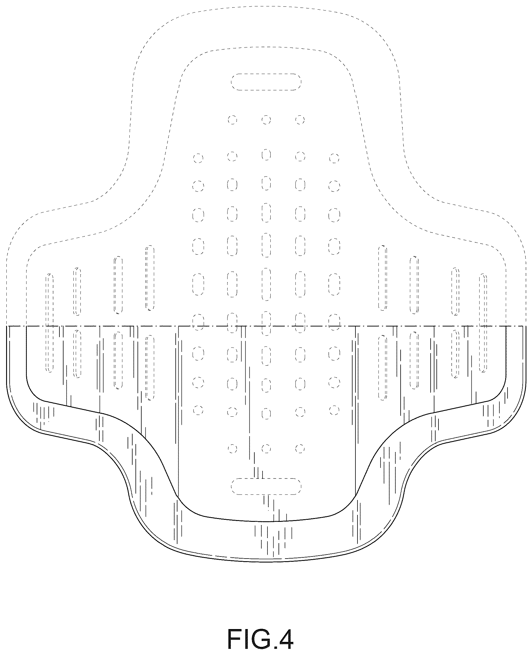 Patent USD1043211 Figure 4 – Backrest