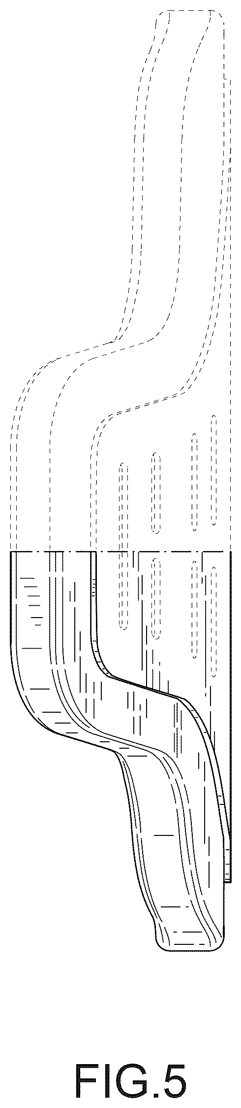 Patent USD1043211 Figure 5 – Backrest