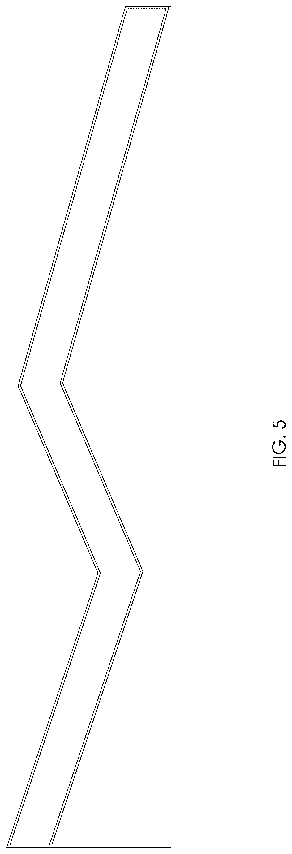 Patent USD1043212 Figure 5 – Side frame for modular furniture